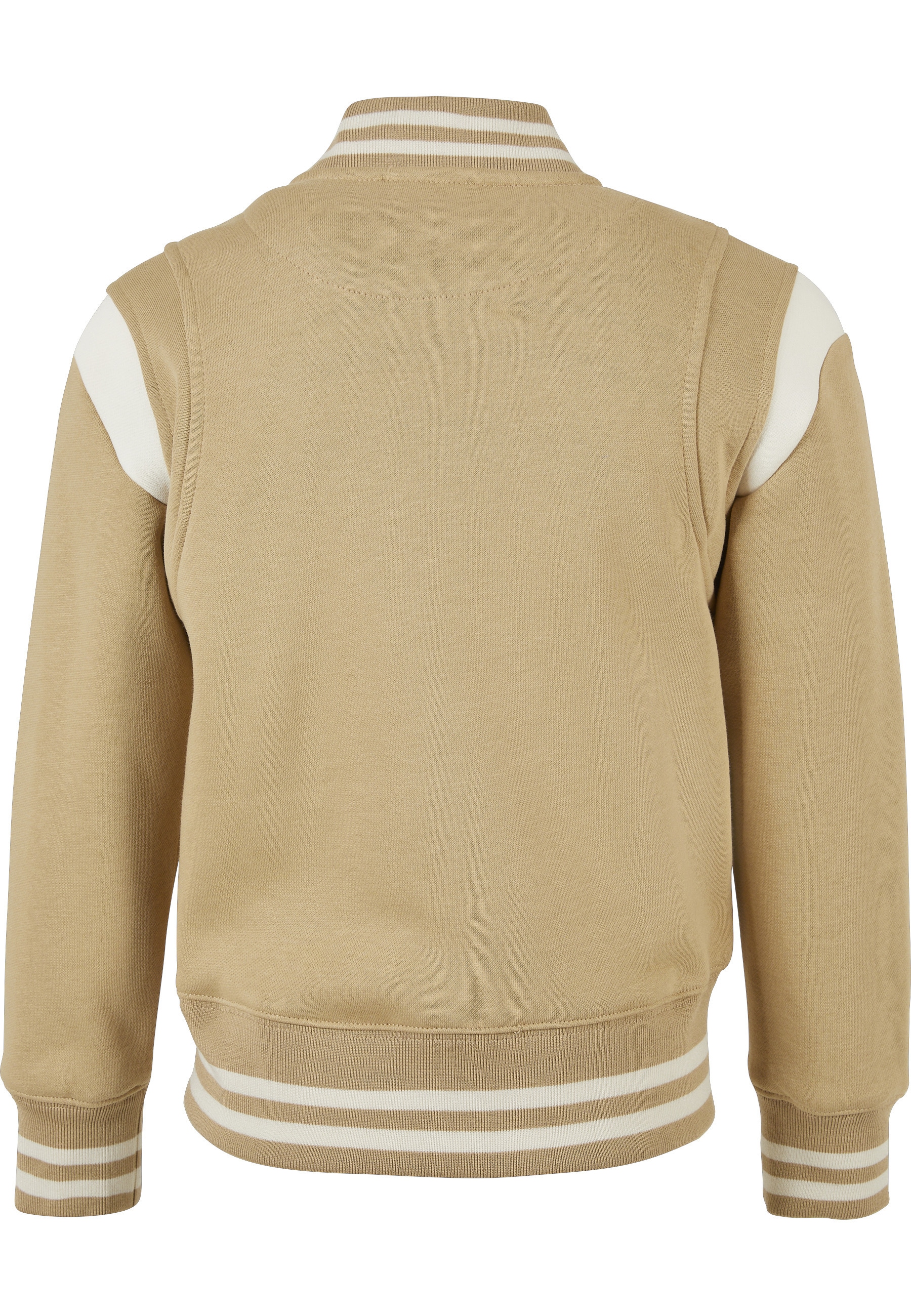 URBAN CLASSICS Allwetterjacke »Urban Classics Damen Girls Inset College Sweat Jacket« 1 Stk. tlg. ohne Kapuze