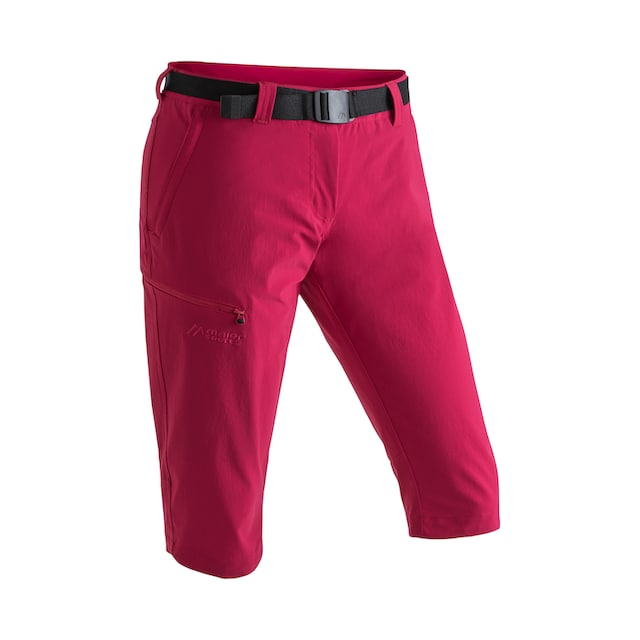 Maier Sports Caprihose »Inara slim 3/4« Bund mit Gürtel | BAUR