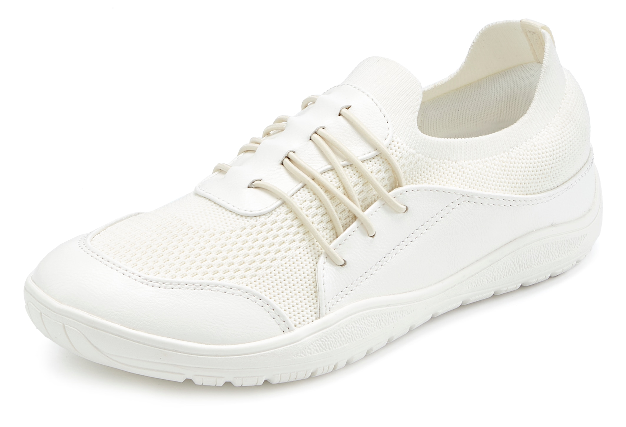 Vivance Sneaker »Slip-On, Freizeitschuhe, Fitnessschuhe«  mit Barfuß-Passform und breiter Zehenbox VEGAN