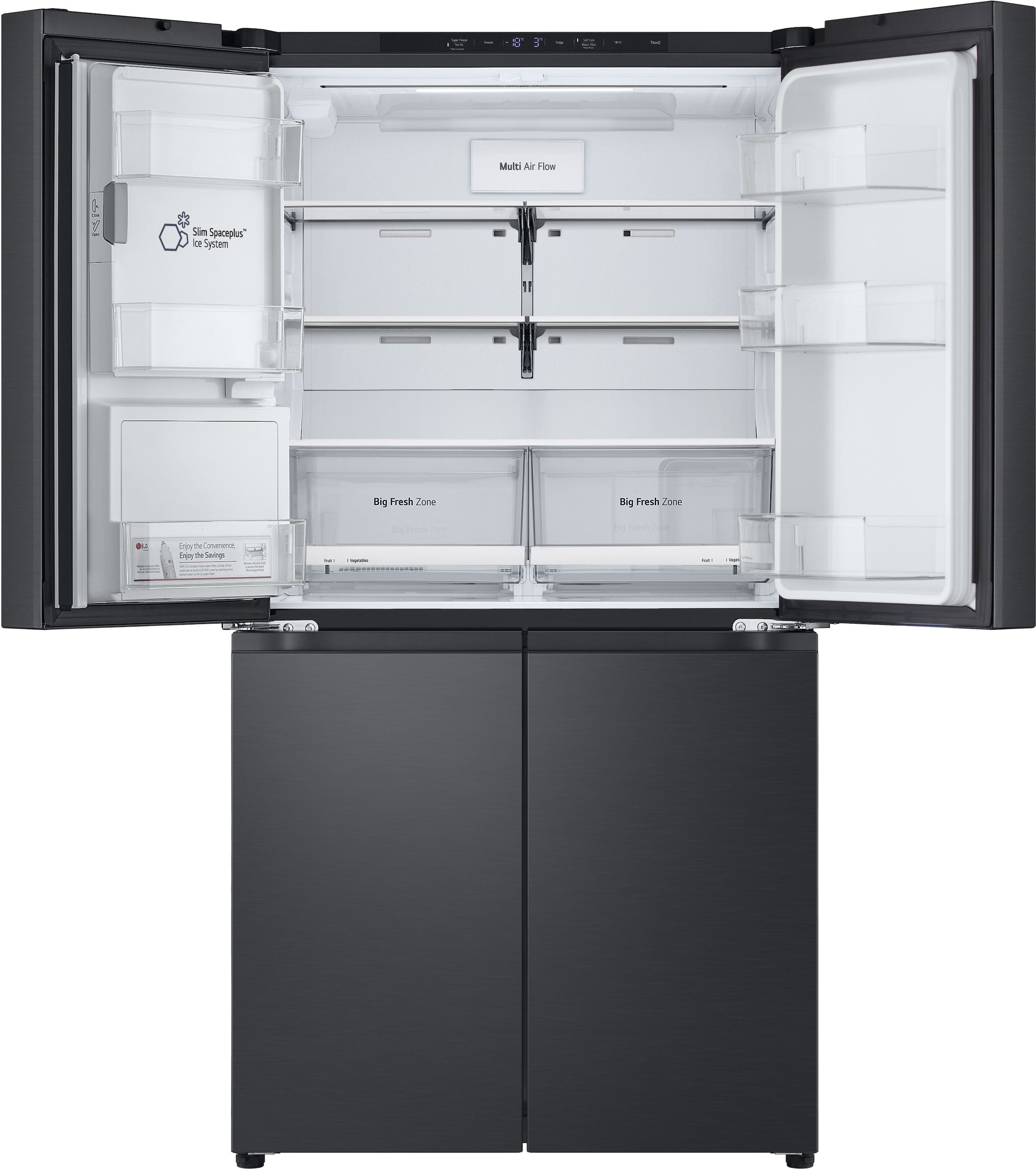 LG Multi Door »GMF960EV2E« 179,2 cm hoch 91,4 cm breit No Frost, Wasserspender mit Smart Fill, großer Nutzinhalt von 646 L