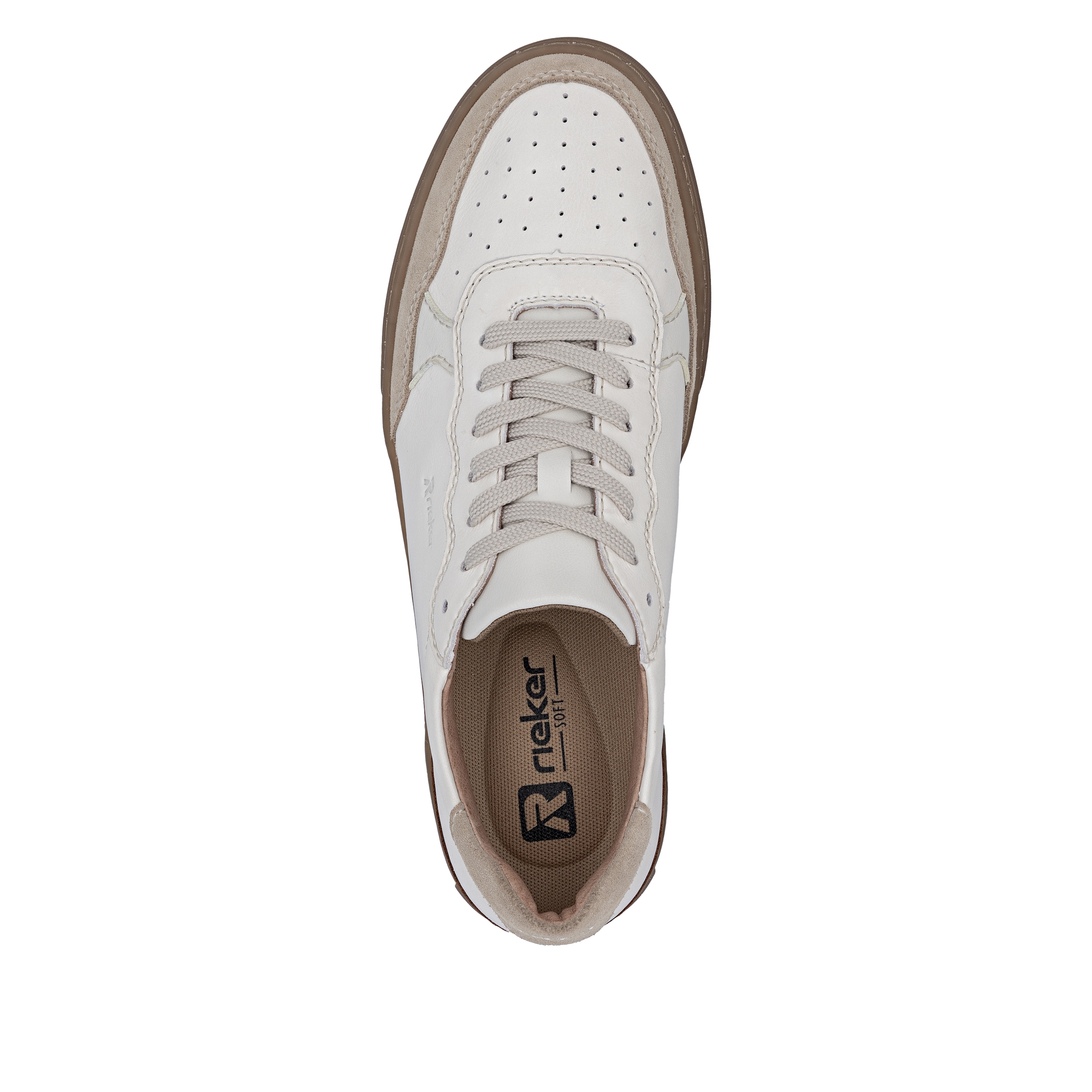 Rieker Sneaker  Basket-Sneaker, Halbschuh, Schnürschuh mit Perforation