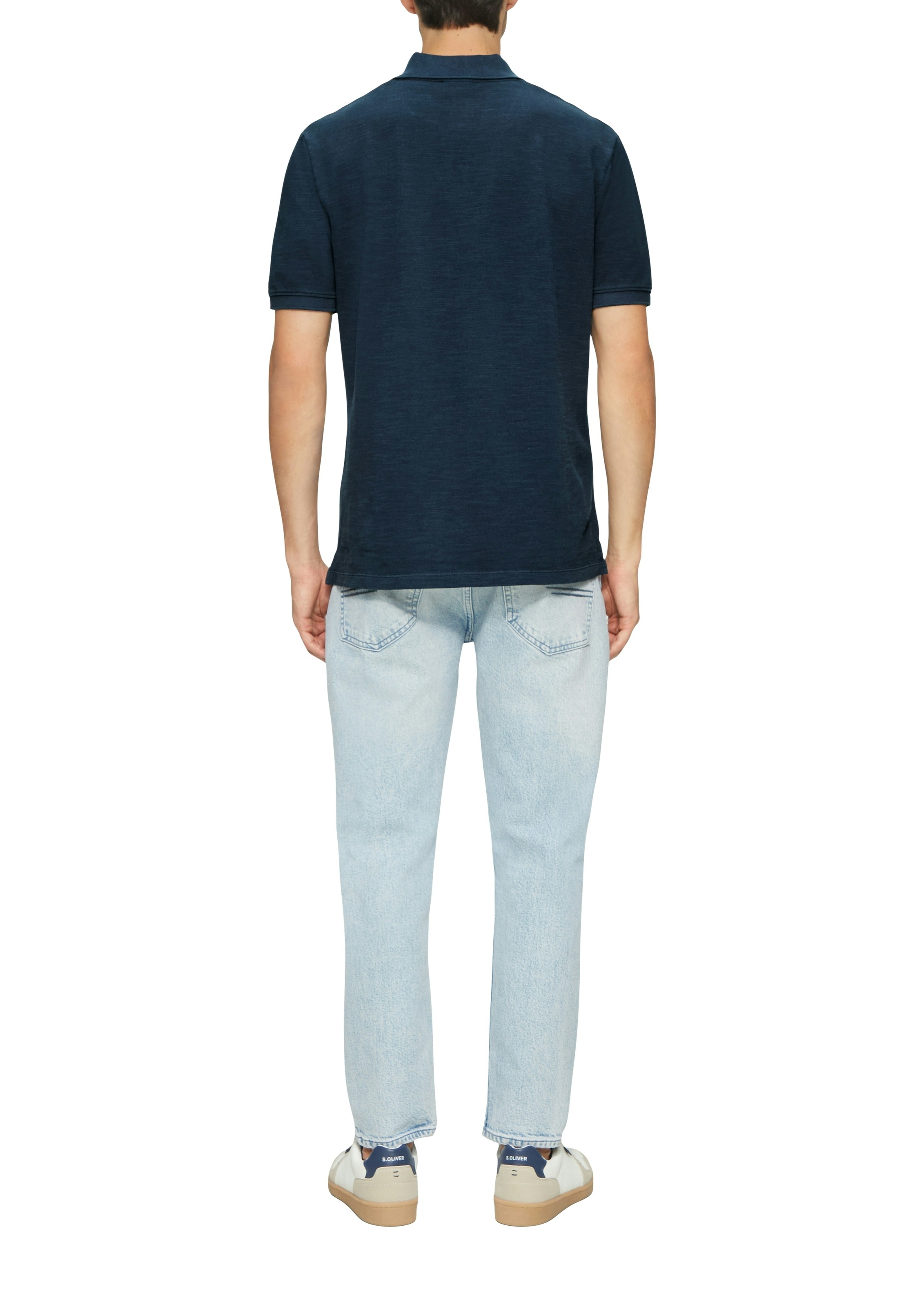 s.Oliver Poloshirt mit Logo Stickerei