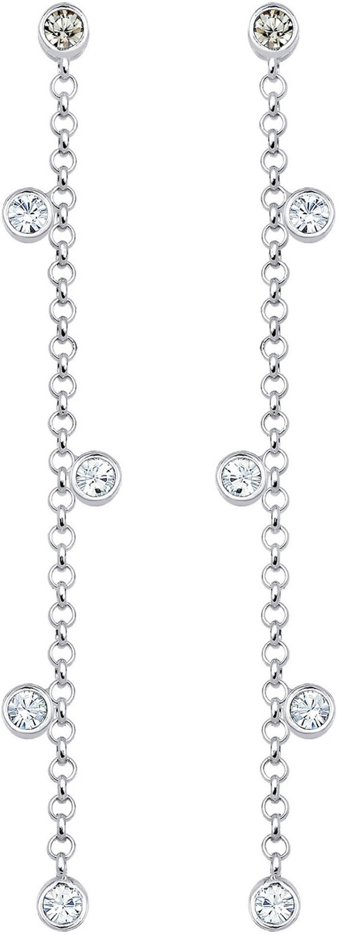 Elli Paar Ohrhänger »Schmuck Geschenk Silber 925 Ohrringe, 0310872317«, mit Glasstein