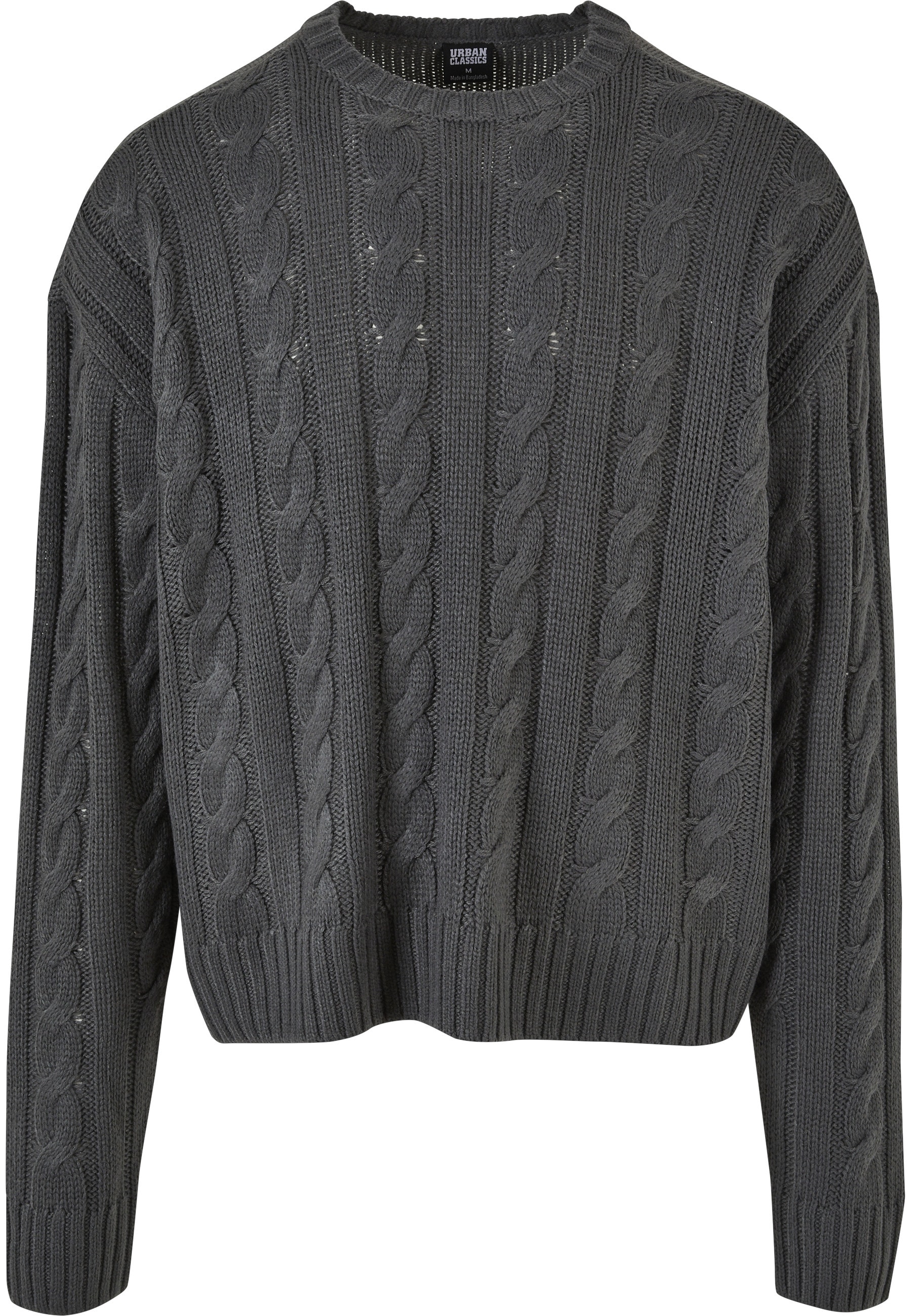 URBAN CLASSICS Rundhalspullover "Urban Classics Herren Boxy Sweater" 1 Stk. günstig online kaufen