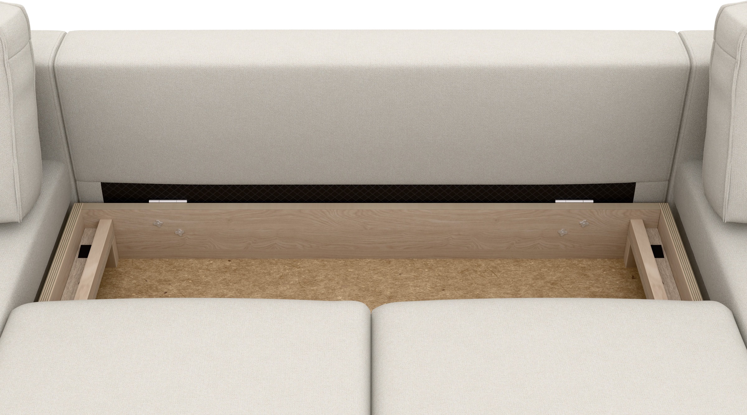 Home affaire Wohnlandschaft »Booster Couch wahlweise mit Schlaffunktion und Bettkasten-auch in Cord«, Sofa in U-Form, Breite 305 cm