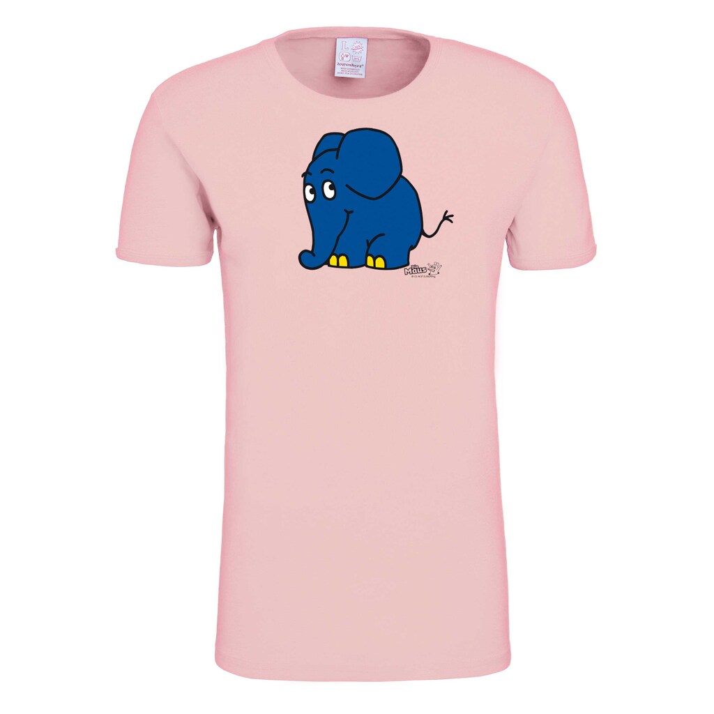 LOGOSHIRT T-Shirt »Sendung mit der Maus - Elefant«