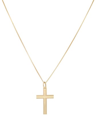 Firetti Kette mit Anhänger »Kreuz, Glaube, glanz, satiniert« kaufen