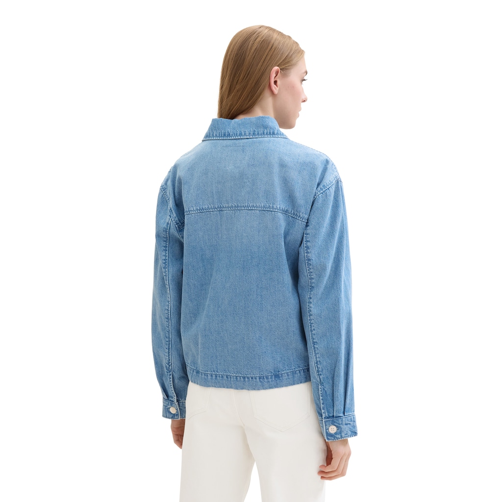 TOM TAILOR Denim Jeansjacke, ohne Kapuze