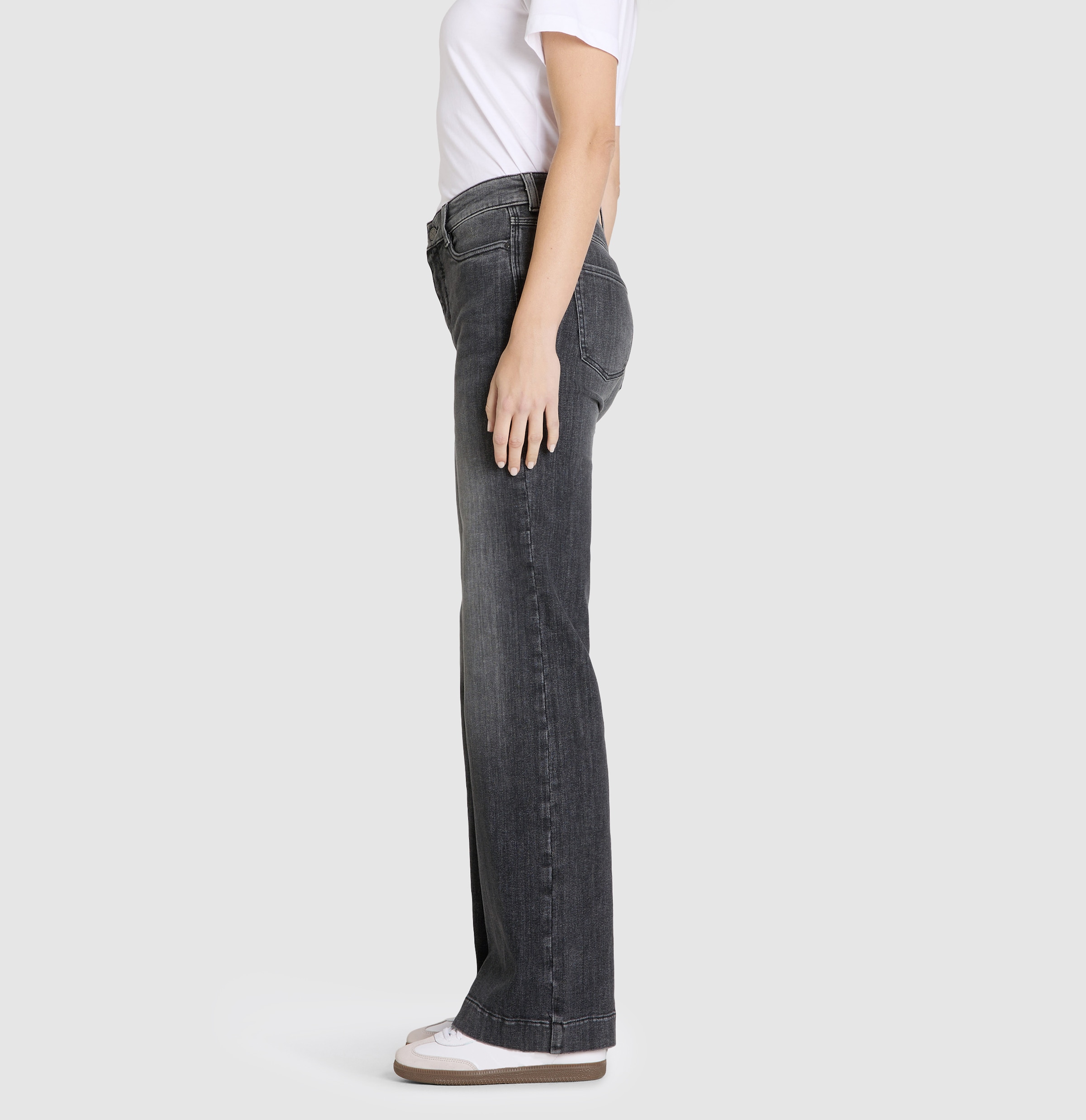 MAC Weite Jeans »Dream Wide authentic«, mit formendem Shaping-Effekt