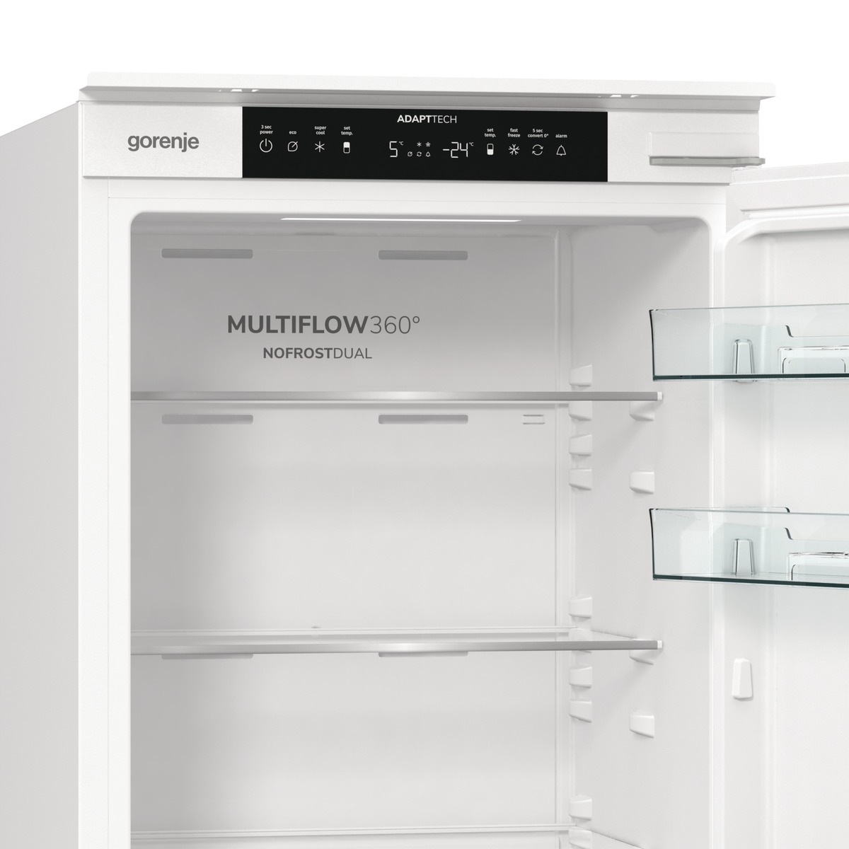 GORENJE Einbaukühlgefrierkombination »NRKI517E41« 177,2 cm hoch 54 cm breit