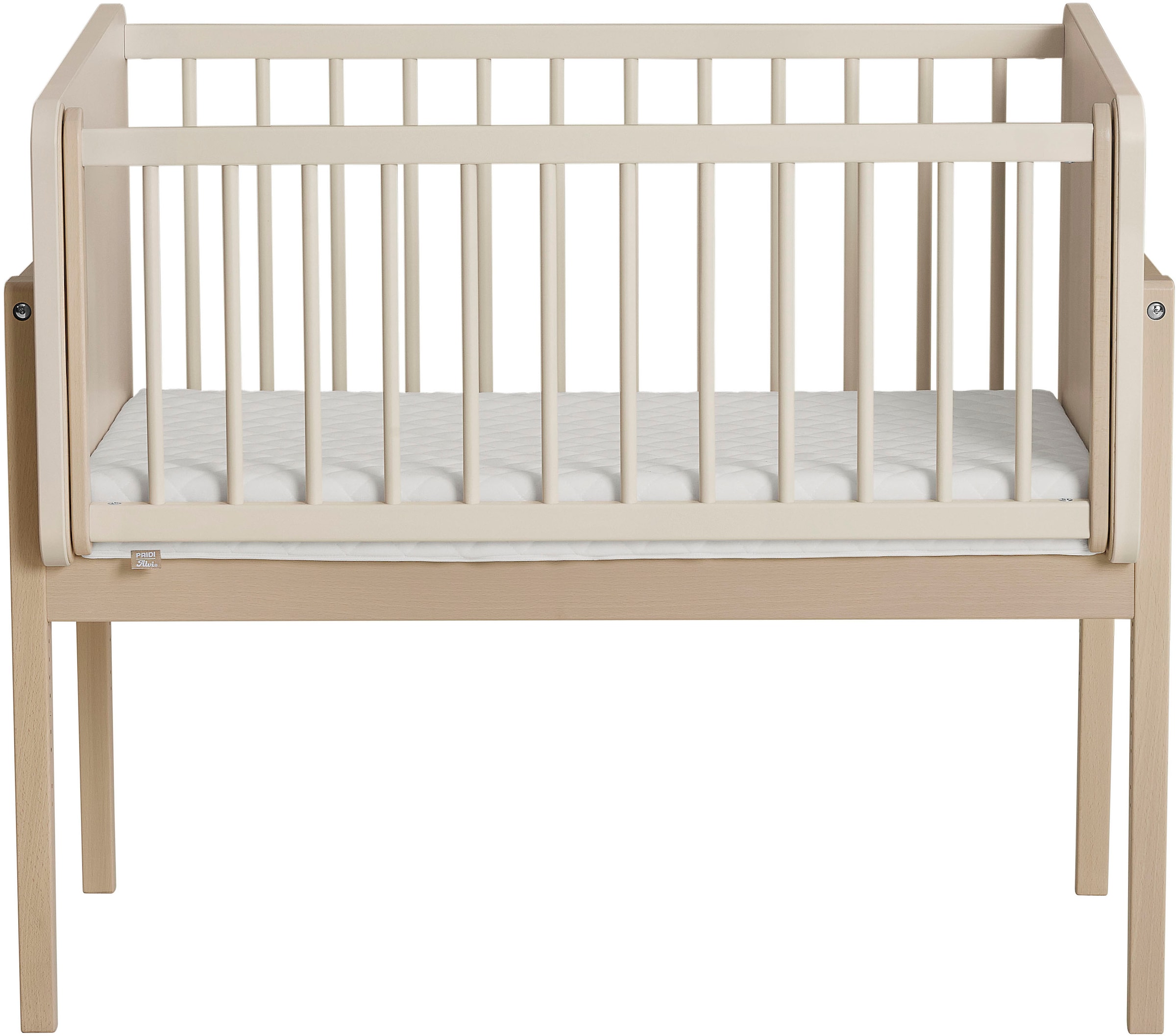 PAIDI Beistellbett »LITTLE CLOUD«, mit Lattenrost, variabel höhenverstellbar, umbaubar zum Tiny Sofa