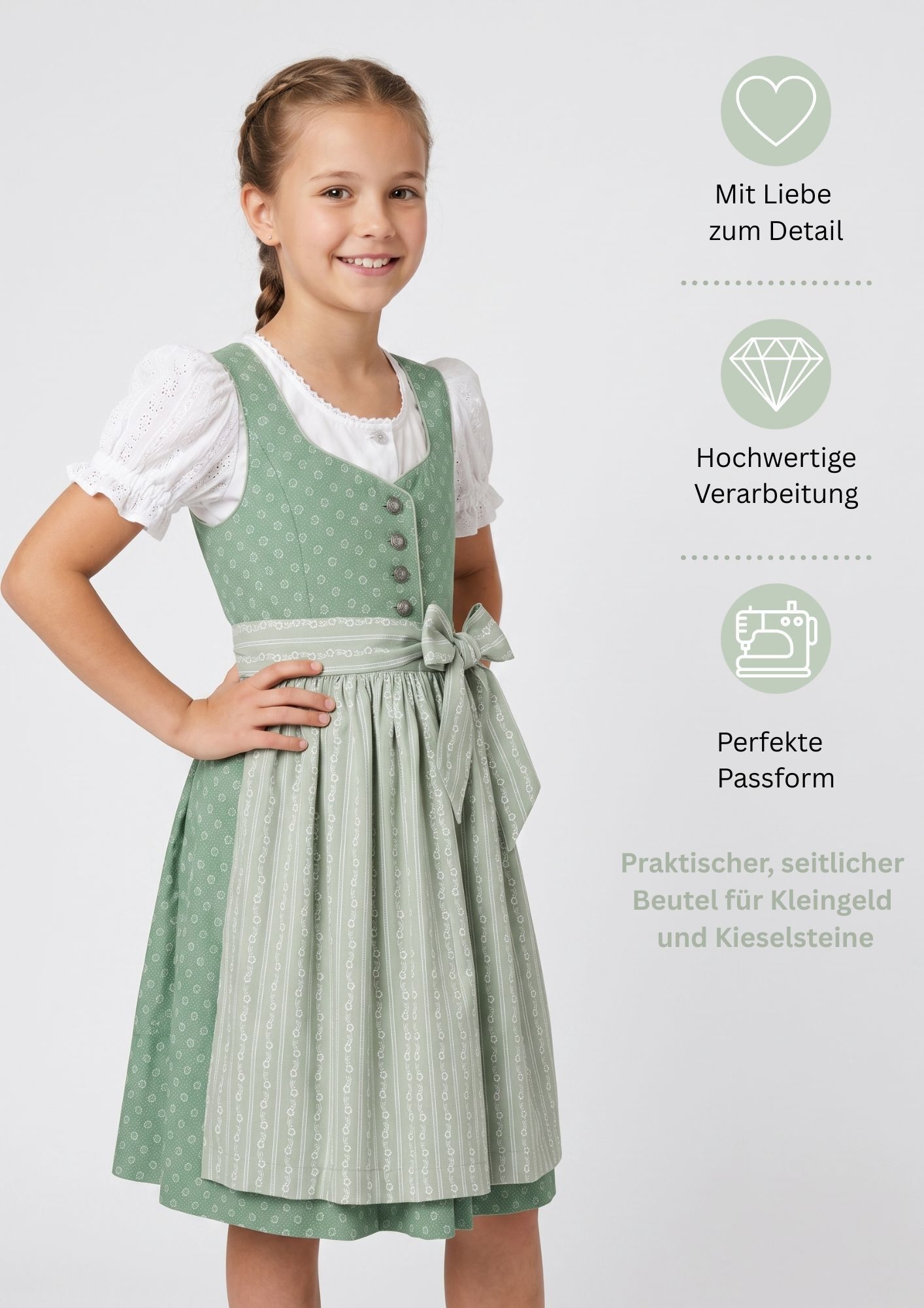 Nübler Dirndl »Kinderdirndl Flores«