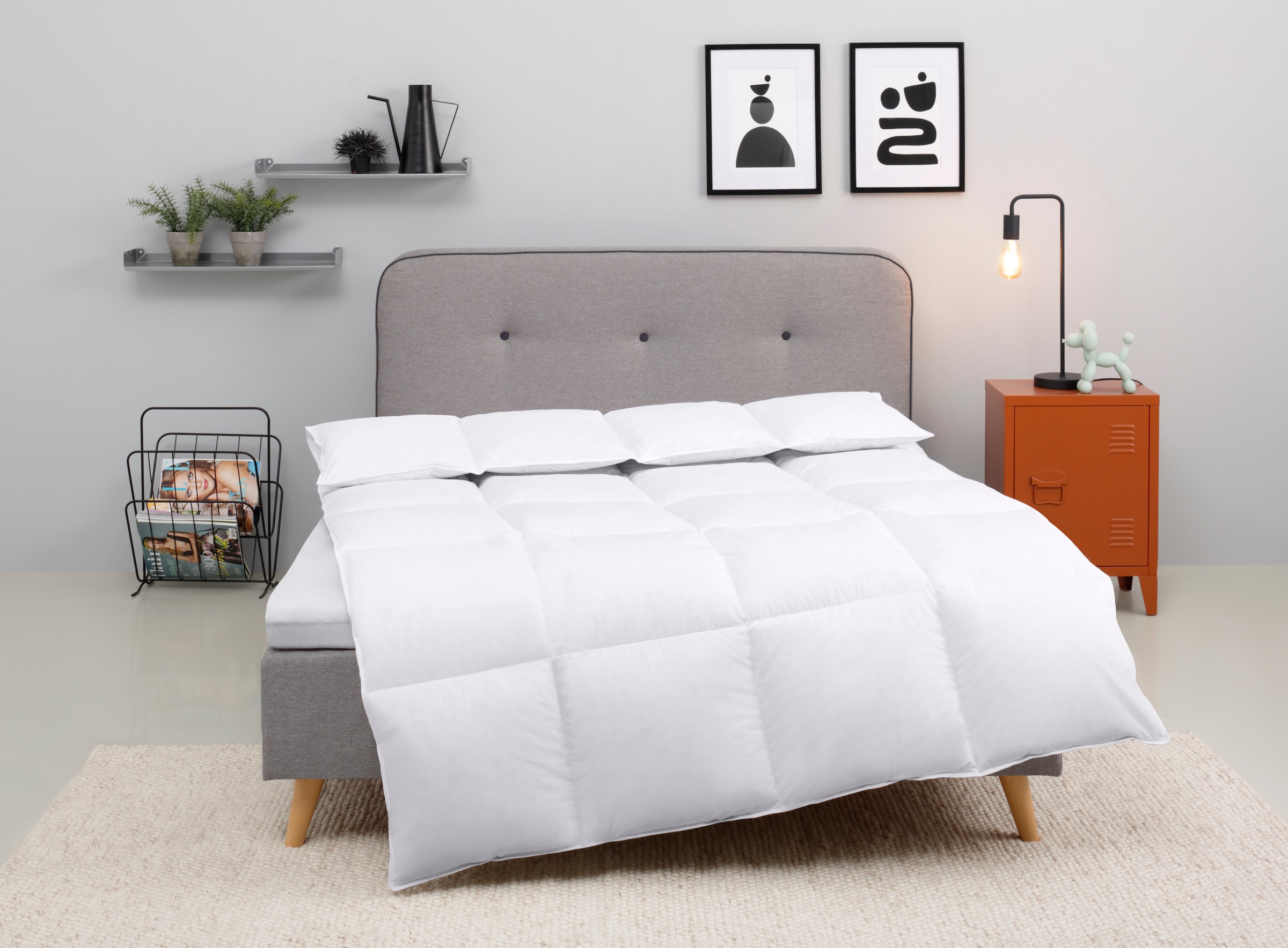 my home Daunenbettdecke "Covino, Bettdecke 135x200 cm, 155x220 cm" warm Fül günstig online kaufen