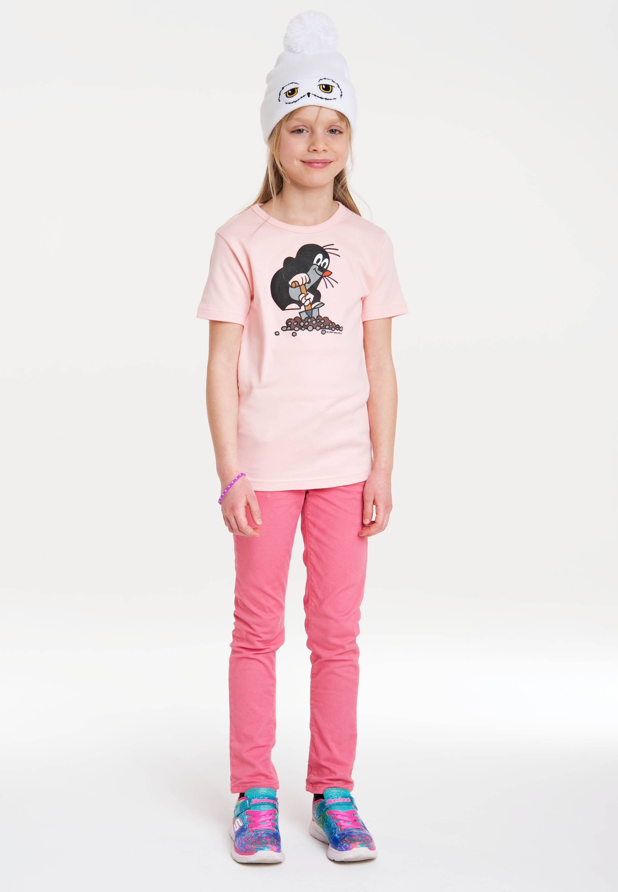 LOGOSHIRT T-Shirt »Der kleine Maulwurf«, mit coolem Print