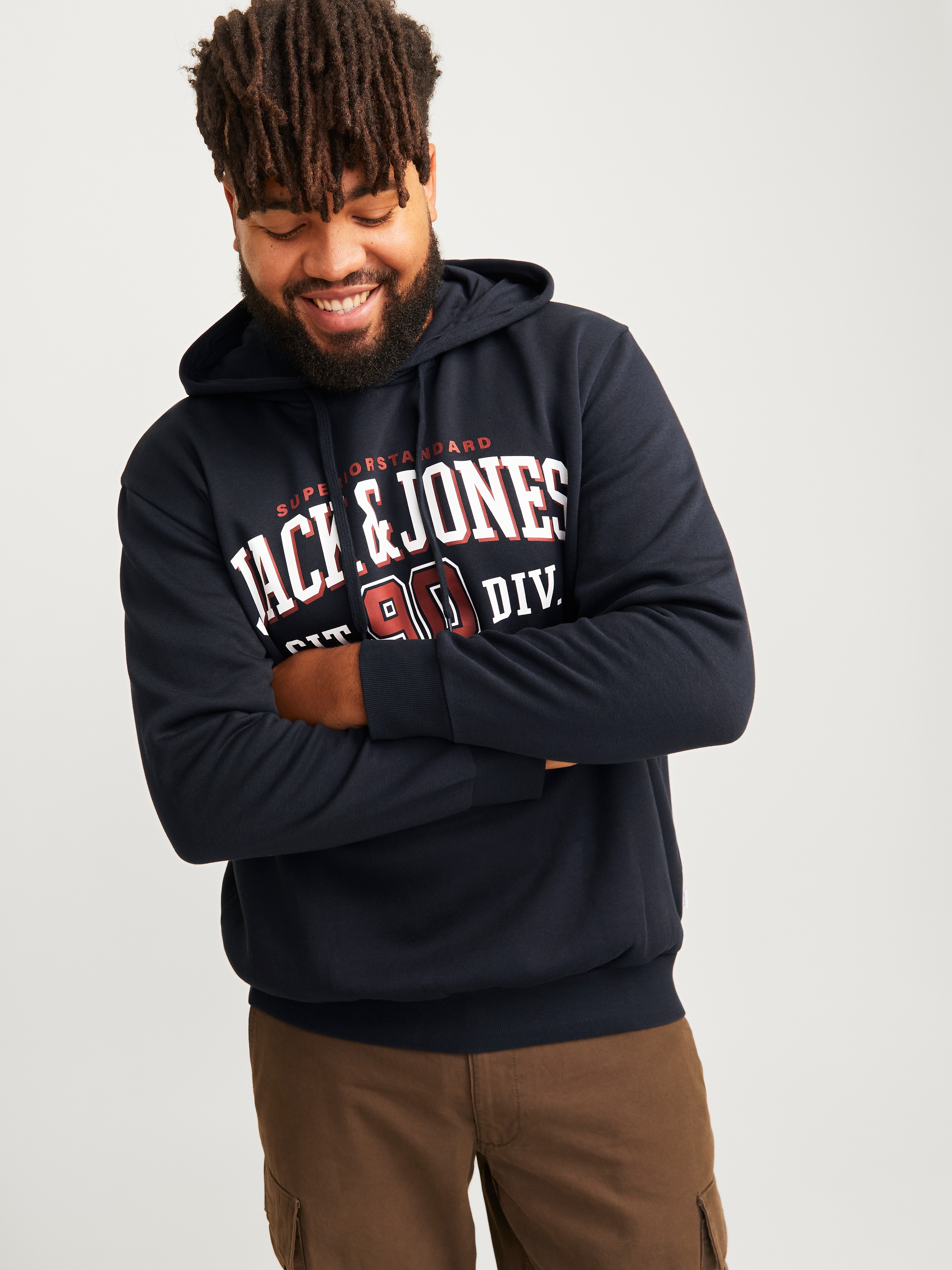 Jack & Jones PlusSize Hoodie "JJELOGO SWEAT HOOD 2 COL 24/25 NOOS PLS", mit günstig online kaufen