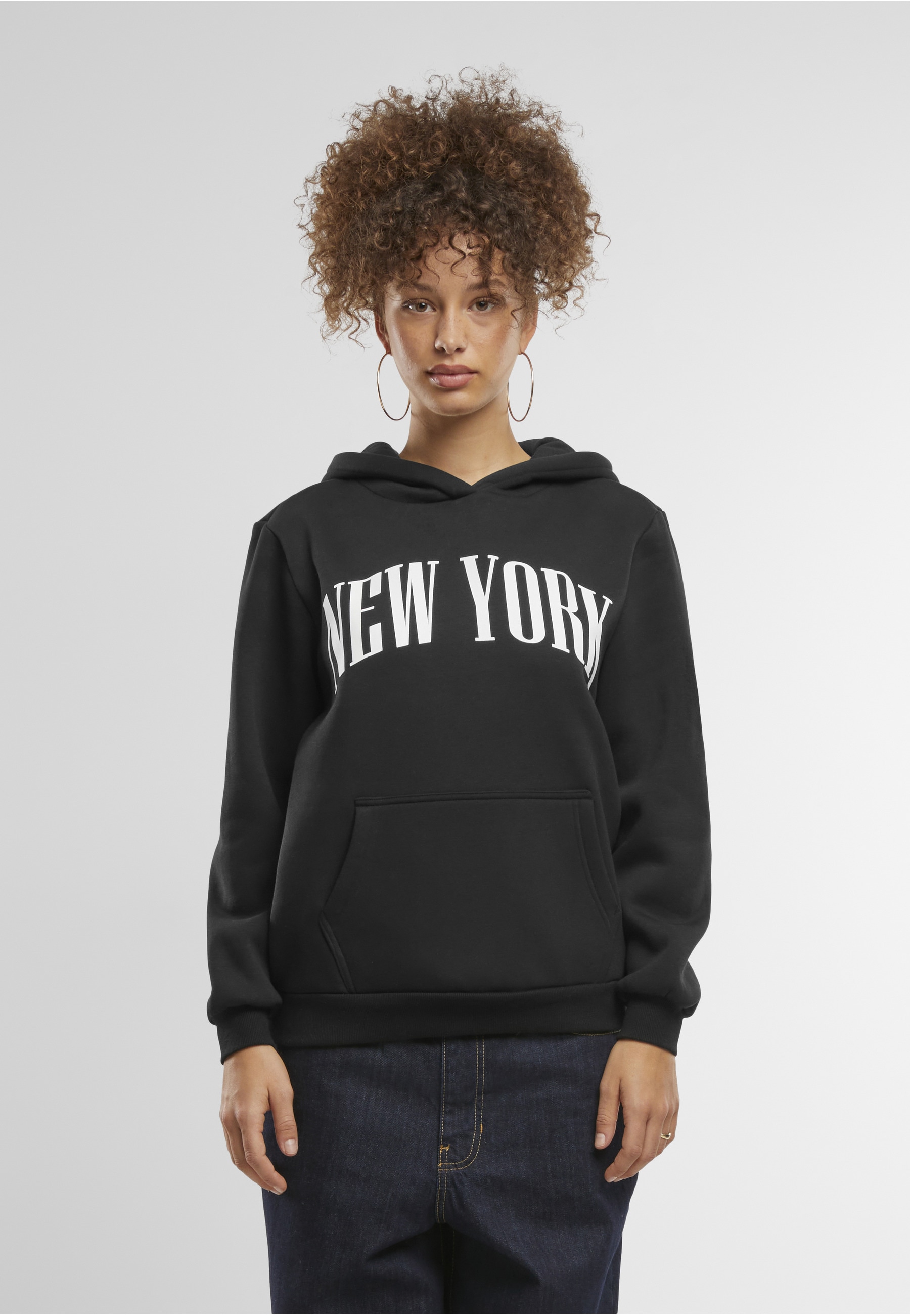 Miss Tee Kapuzenpullover »Miss Tee New York Ladies Fluffy Hoody« 1