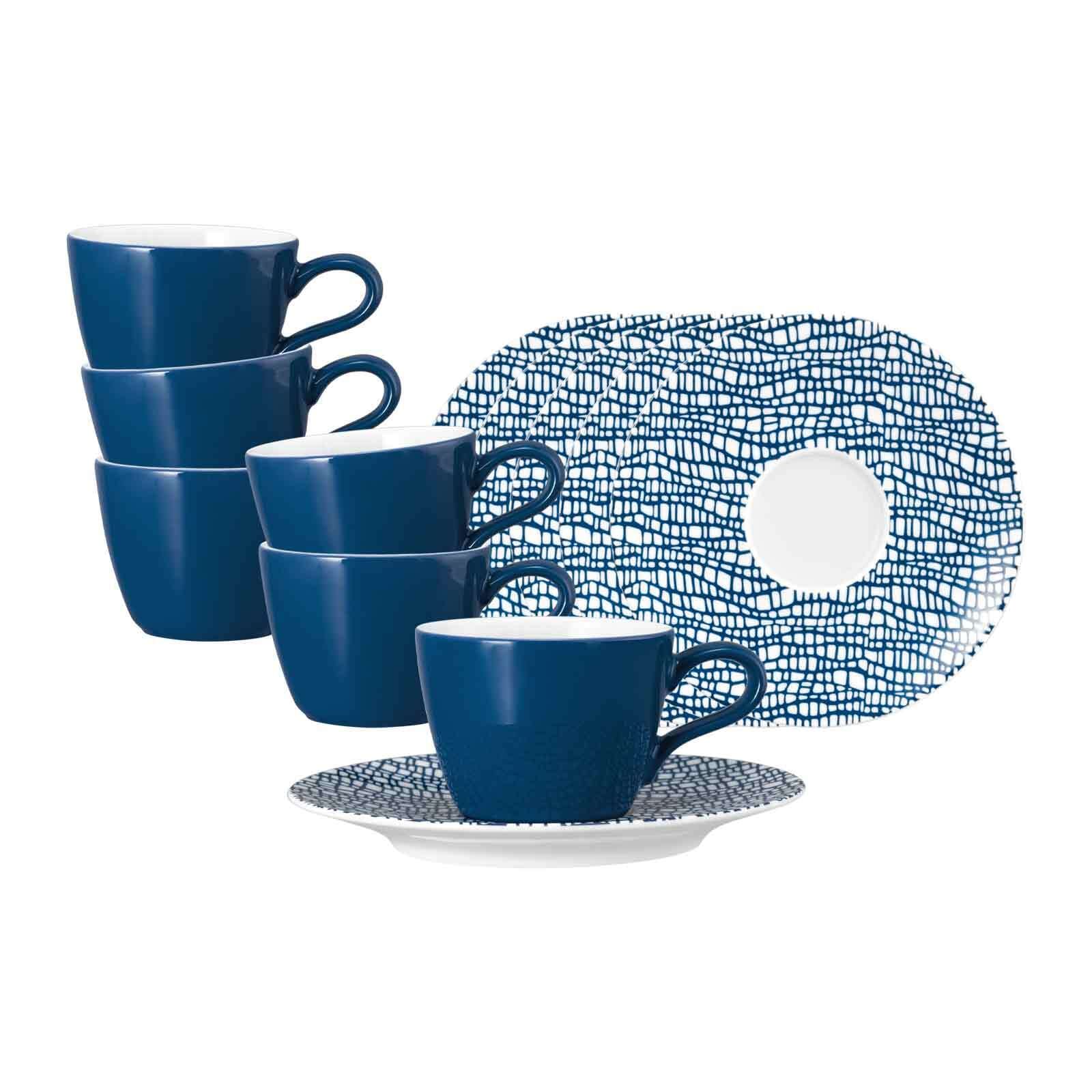 Seltmann Weiden Tasse "Espressotassen mit Untertassen Life Fashion 90 ml 6e günstig online kaufen