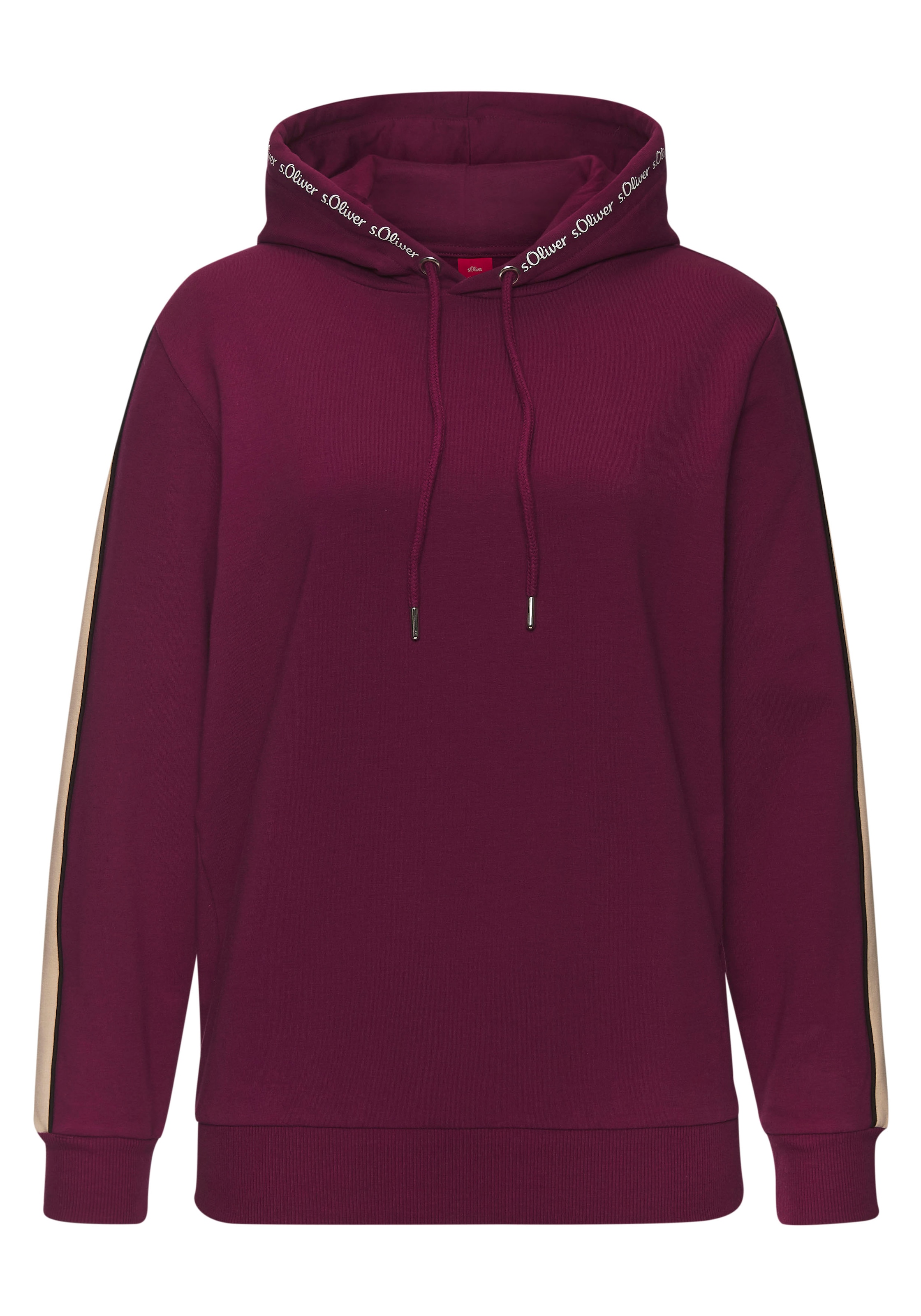 s.Oliver Hoodie, mit Kontrast Einsätzen, Loungewear günstig online kaufen