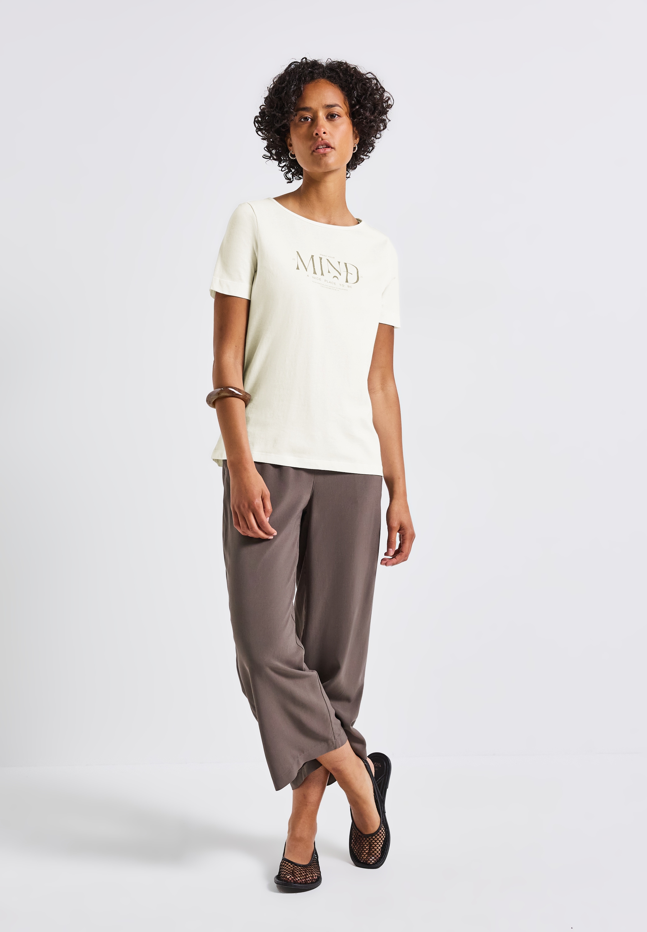 STREET ONE T-Shirt, mit Rundhalsausschnitt