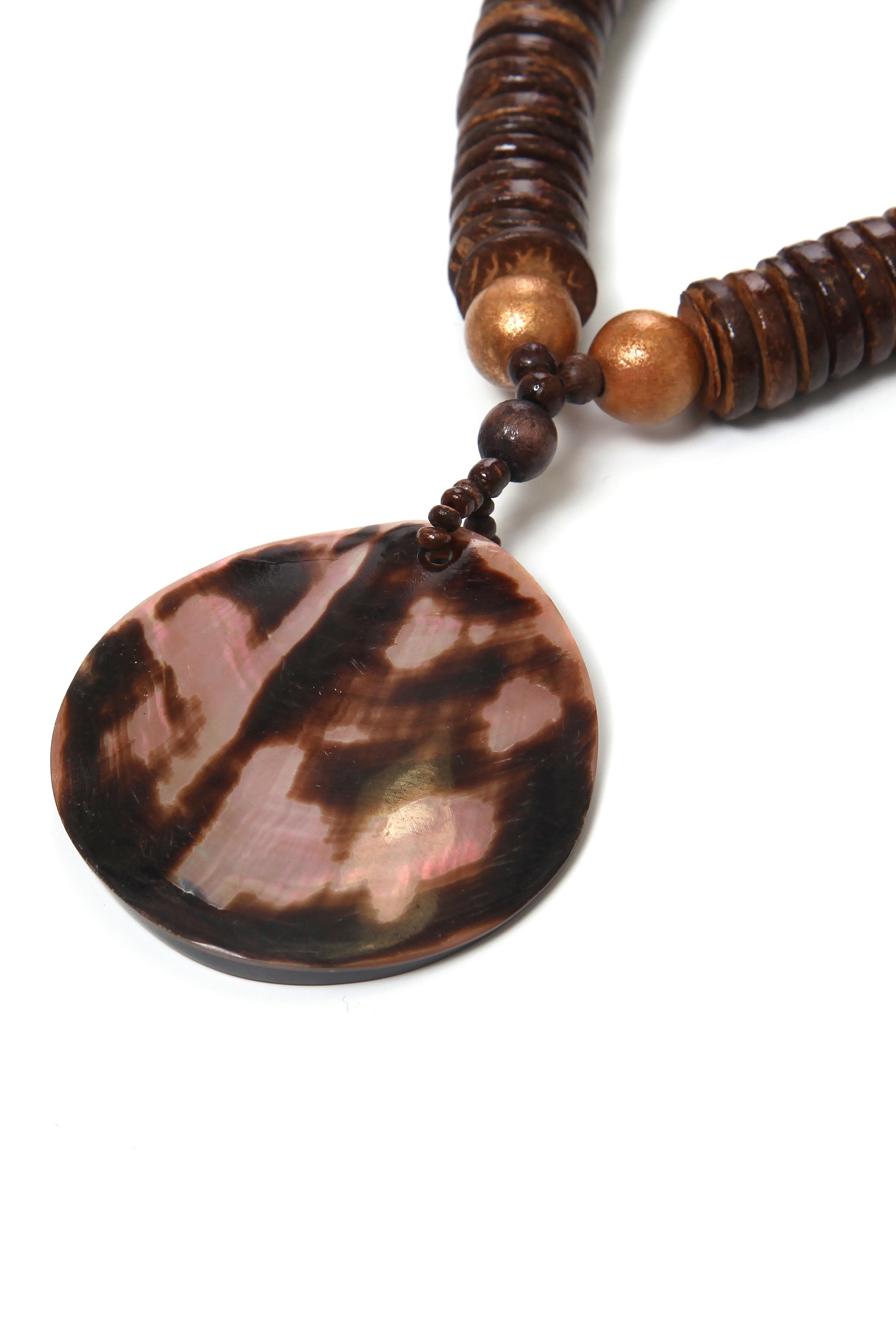 COLLEZIONE ALESSANDRO Kette mit Anhänger »Joy« mit Holzplättchen