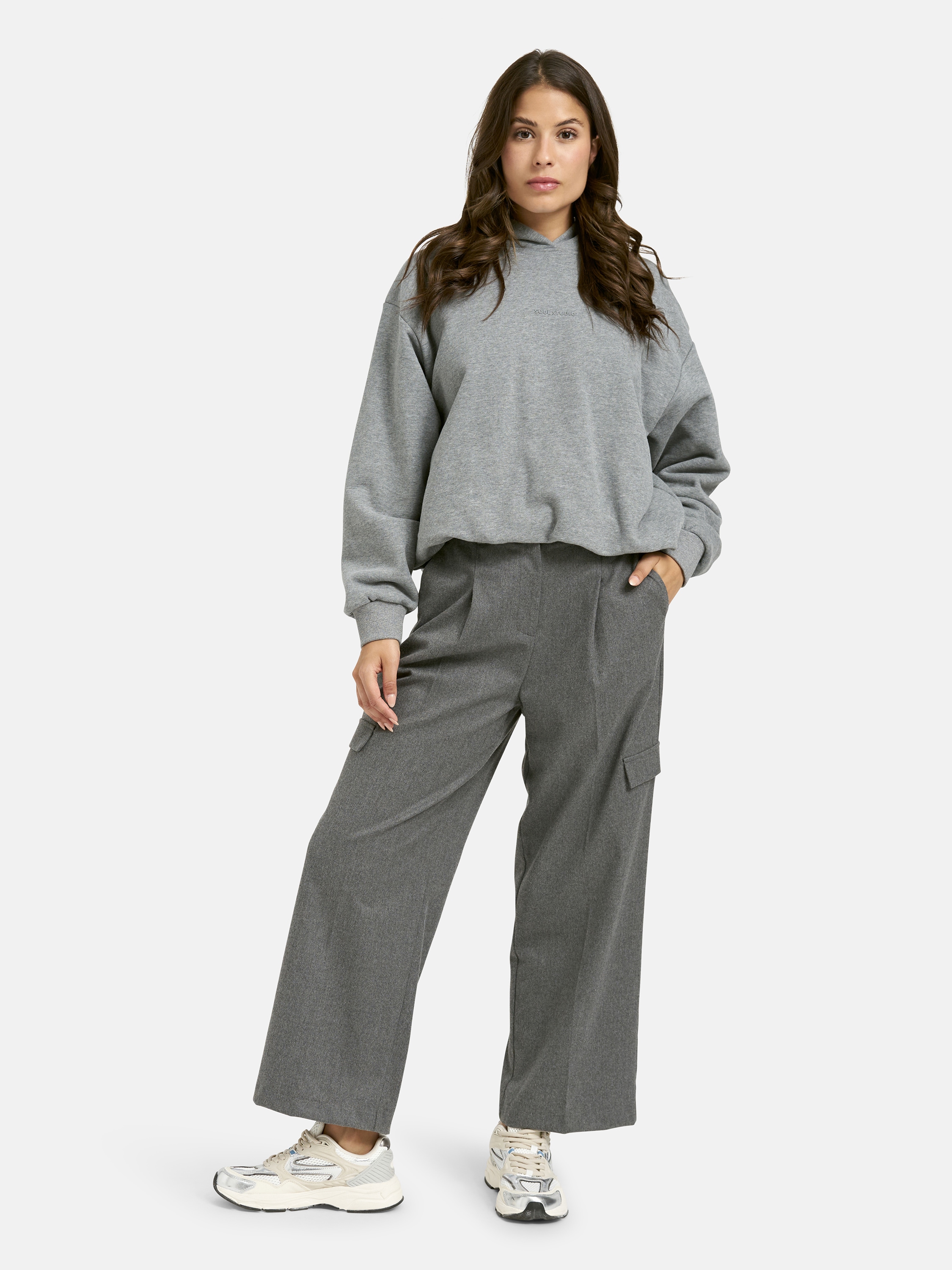 Smith & Soul Kapuzensweatshirt mit überschnittenen Schultern