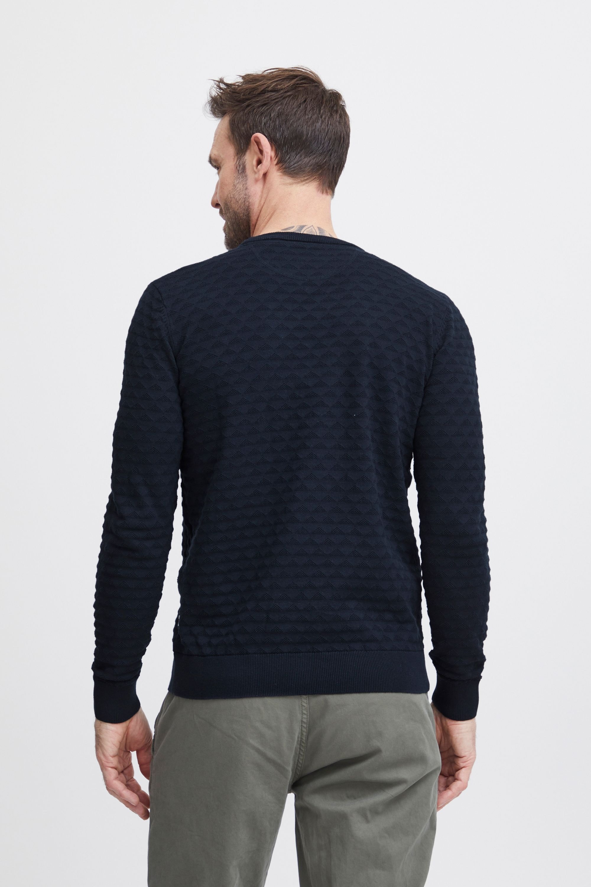 FQ1924 Strickfleece-Pullover »Strickpullover FQKYLE structure crewneck knit«