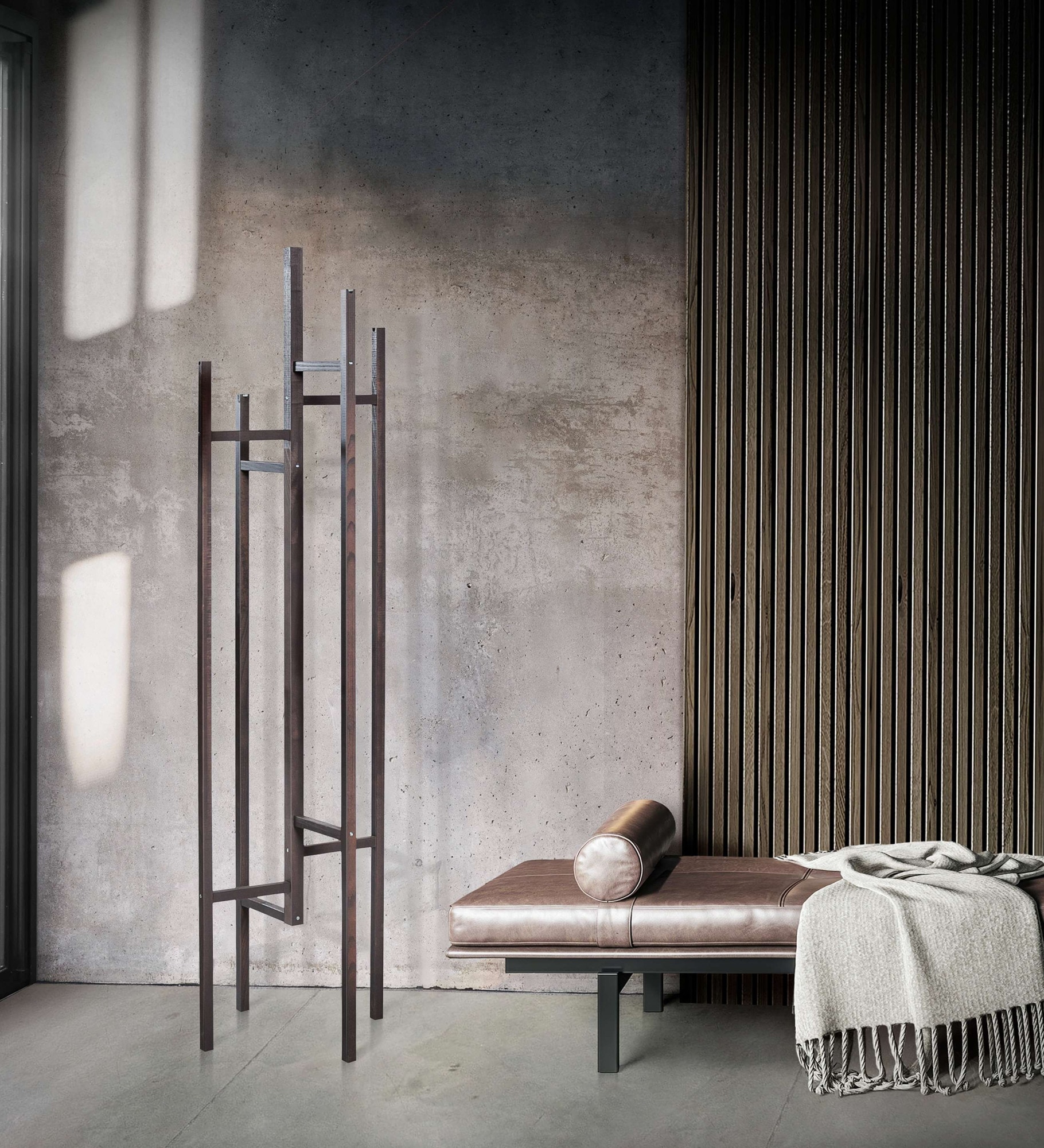 Home affaire Garderobenständer "Eigen, Kleiderständer, Garderobe, Diele" im skandinavian Design, aus keilverzinkter massiver Buche