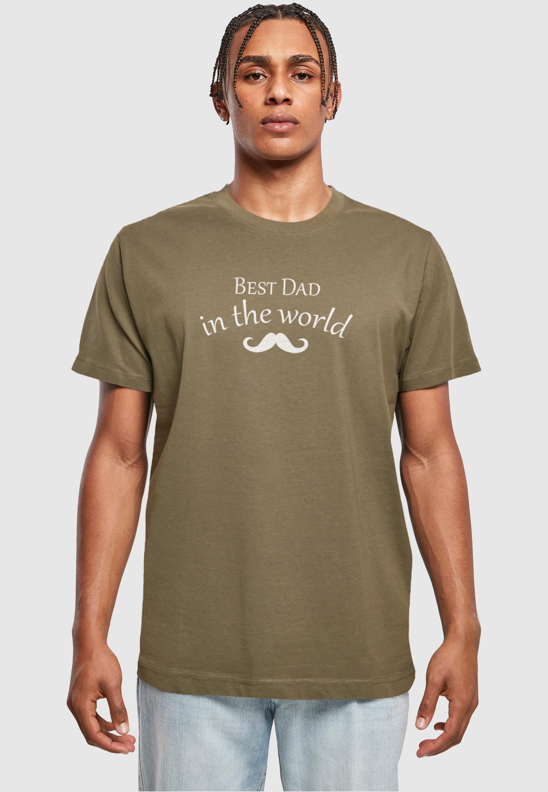 Thumbnail - Merchcode T-Shirt "Merchcode Herren Fathers Day - Best dad in the world 2 T-Shirt", (1 tlg.)