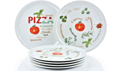 Pizzateller »Italia«, (6 St.)