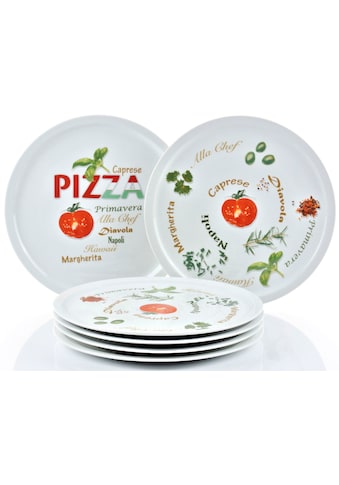 Retsch Arzberg Pizzateller »Italia« (6 St.) Porzellan...