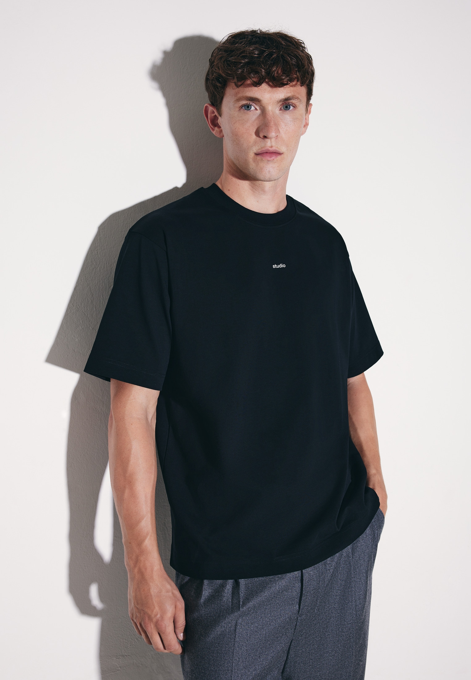 Seidensticker Studio T-Shirt Black/XS 4
