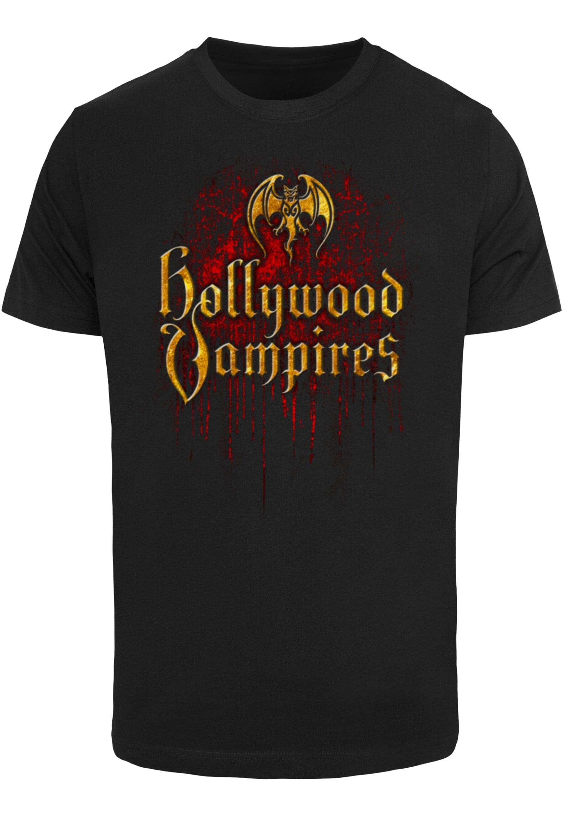 Merchcode T-Shirt "Merchcode Herren Hollywood Vampires - Bat Logo Drips T-S günstig online kaufen