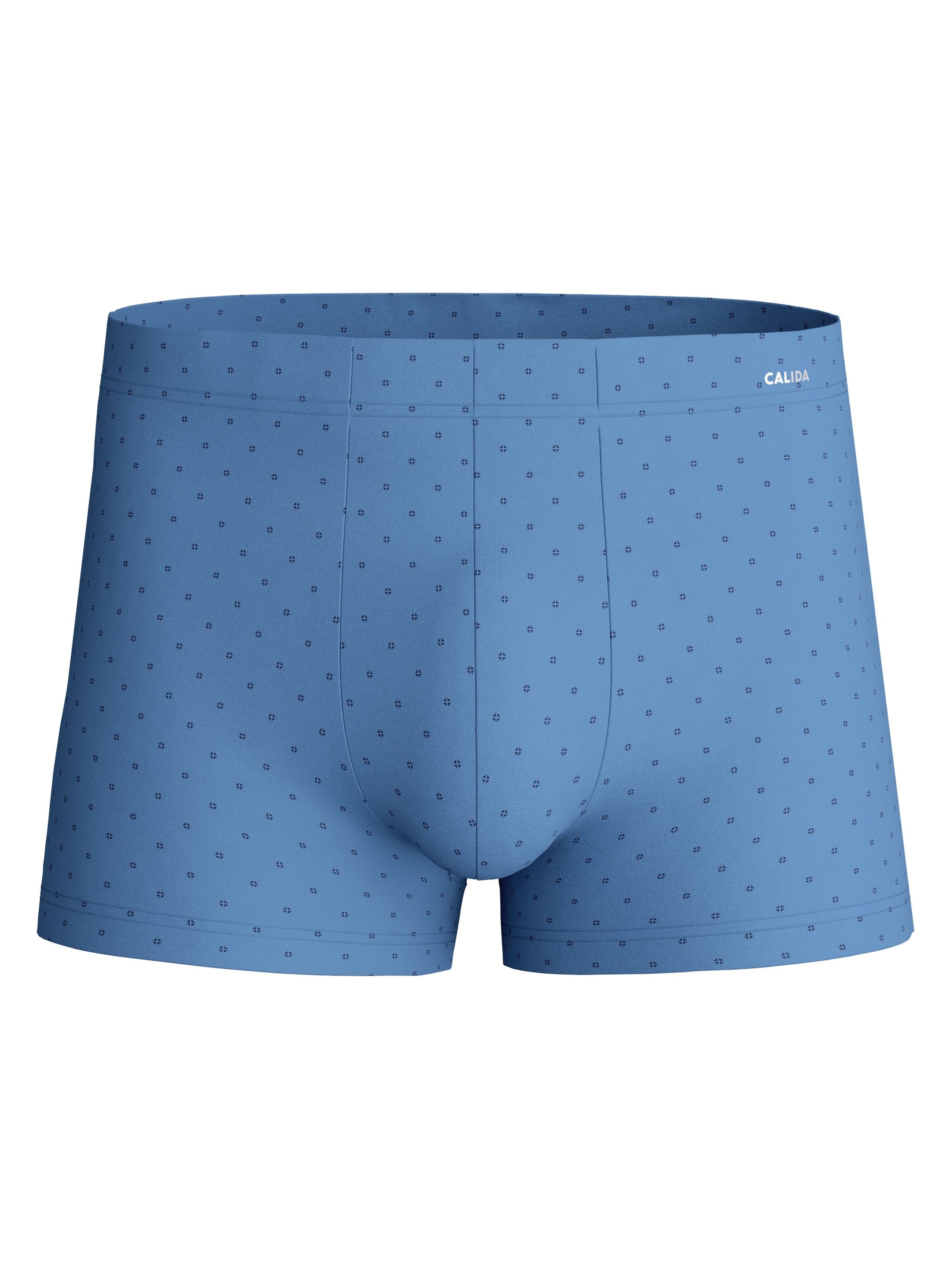 CALIDA Boxershorts »Cotton Code Design« breiter Bund, gemustert, eng, bequem, mit Logodruck, Baumwollmix