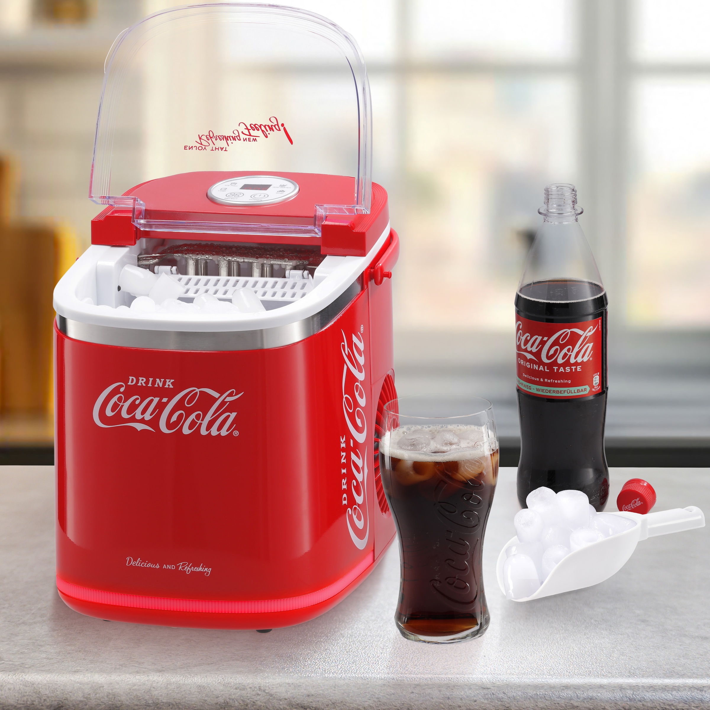 SALCO Elektrischer Eiswürfelbereiter »IM-1215« COCA-COLA ® ICE CUBE MAKER