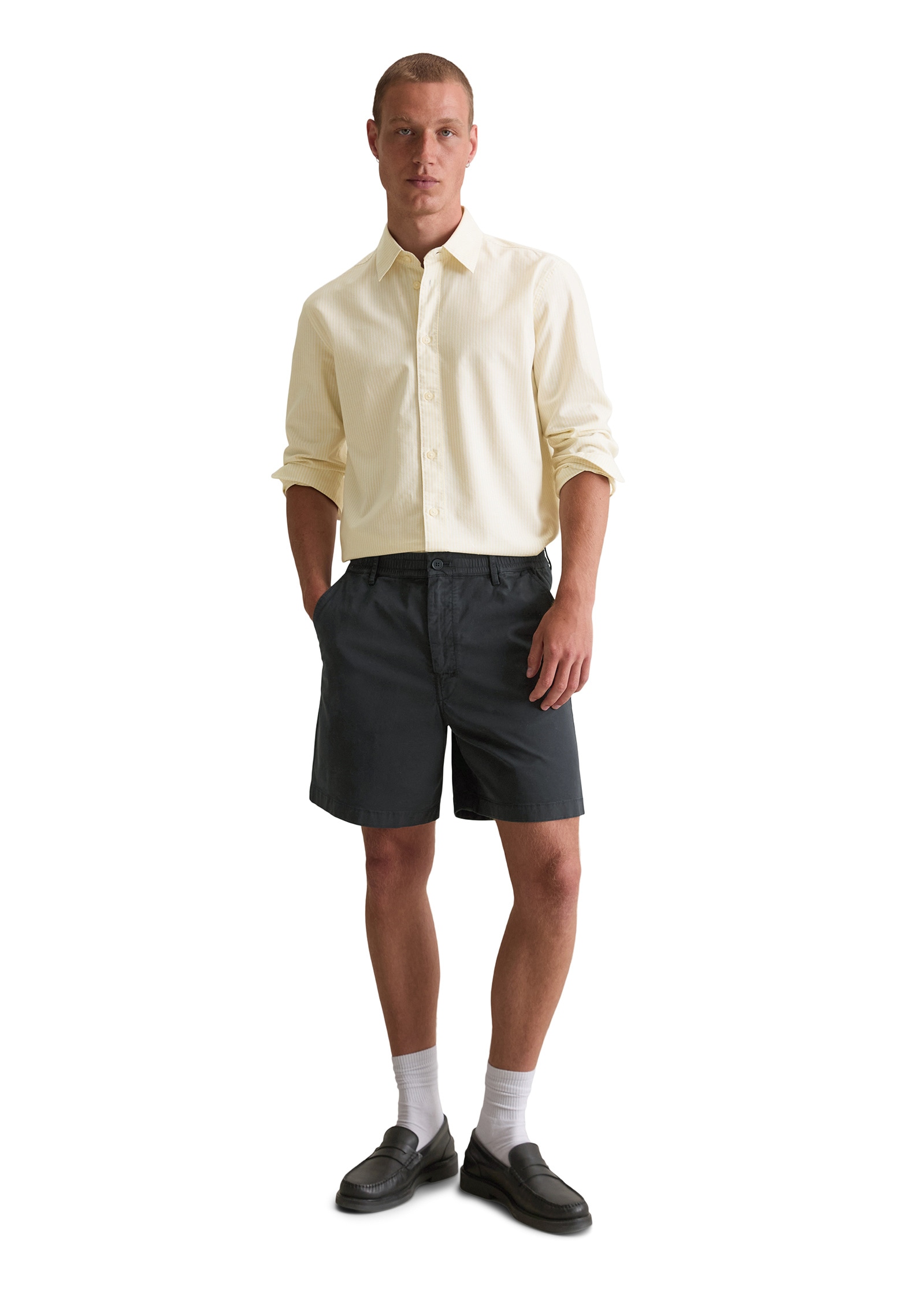 Marc O'Polo DENIM Shorts »aus elastischem Bio-Baumwoll-Twill«