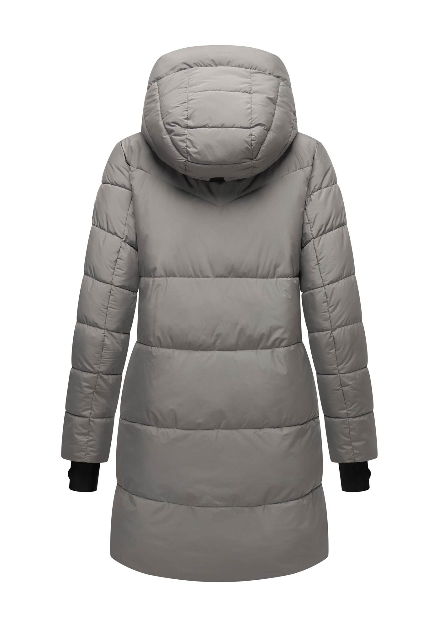 Winterjacke MARIKOO "Kaituu XVI", Damen, Gr. XS, grau, Obermaterial: 100% Polyester; Innenseite: 100% Polyester; Futter: 100% Polyester; Wattierung: 100% Polyester, Jacken Winterjacke, mit großer Kapuze 3
