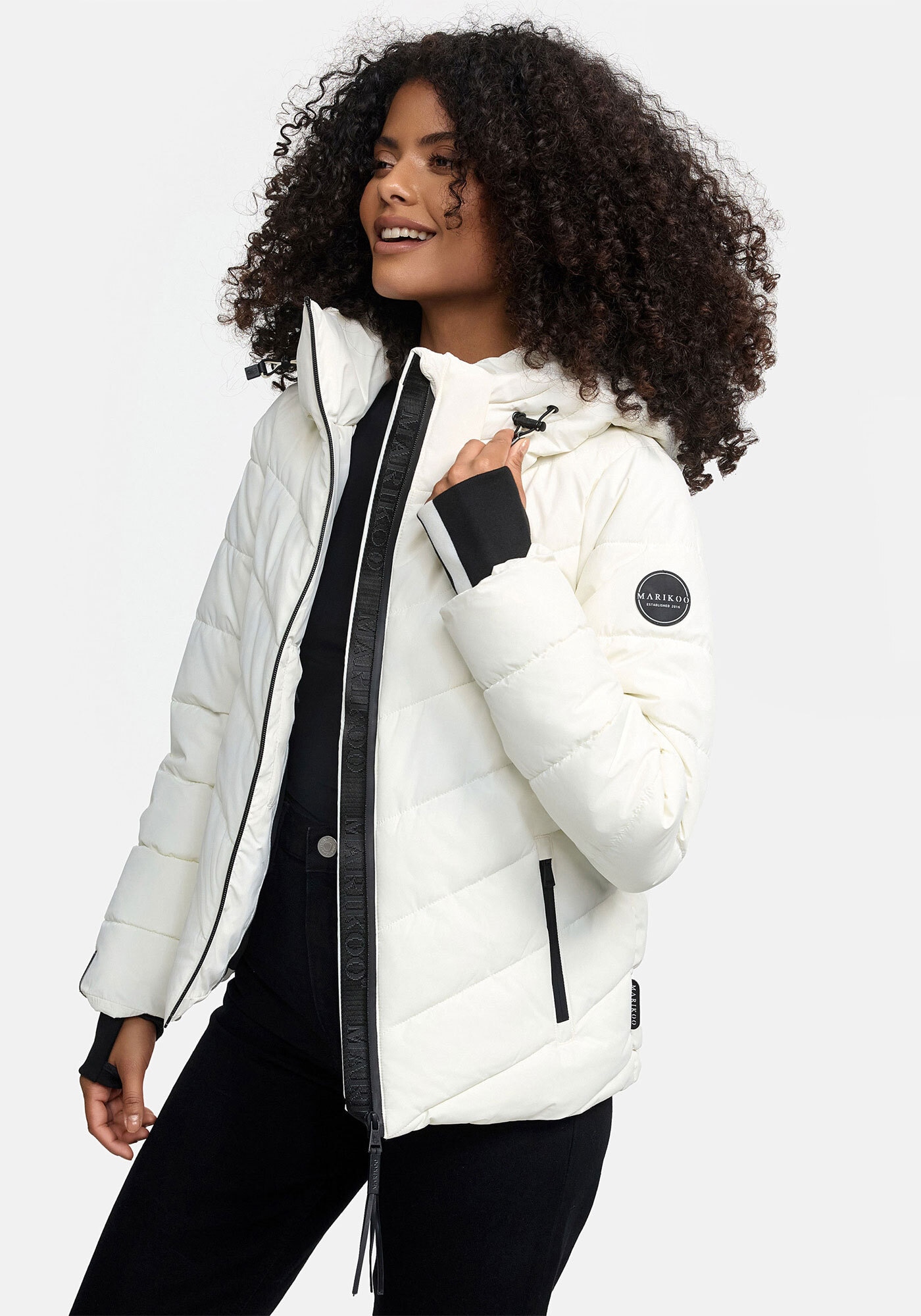 Marikoo Winterjacke »Samuiaa XVI«, mit Kapuze