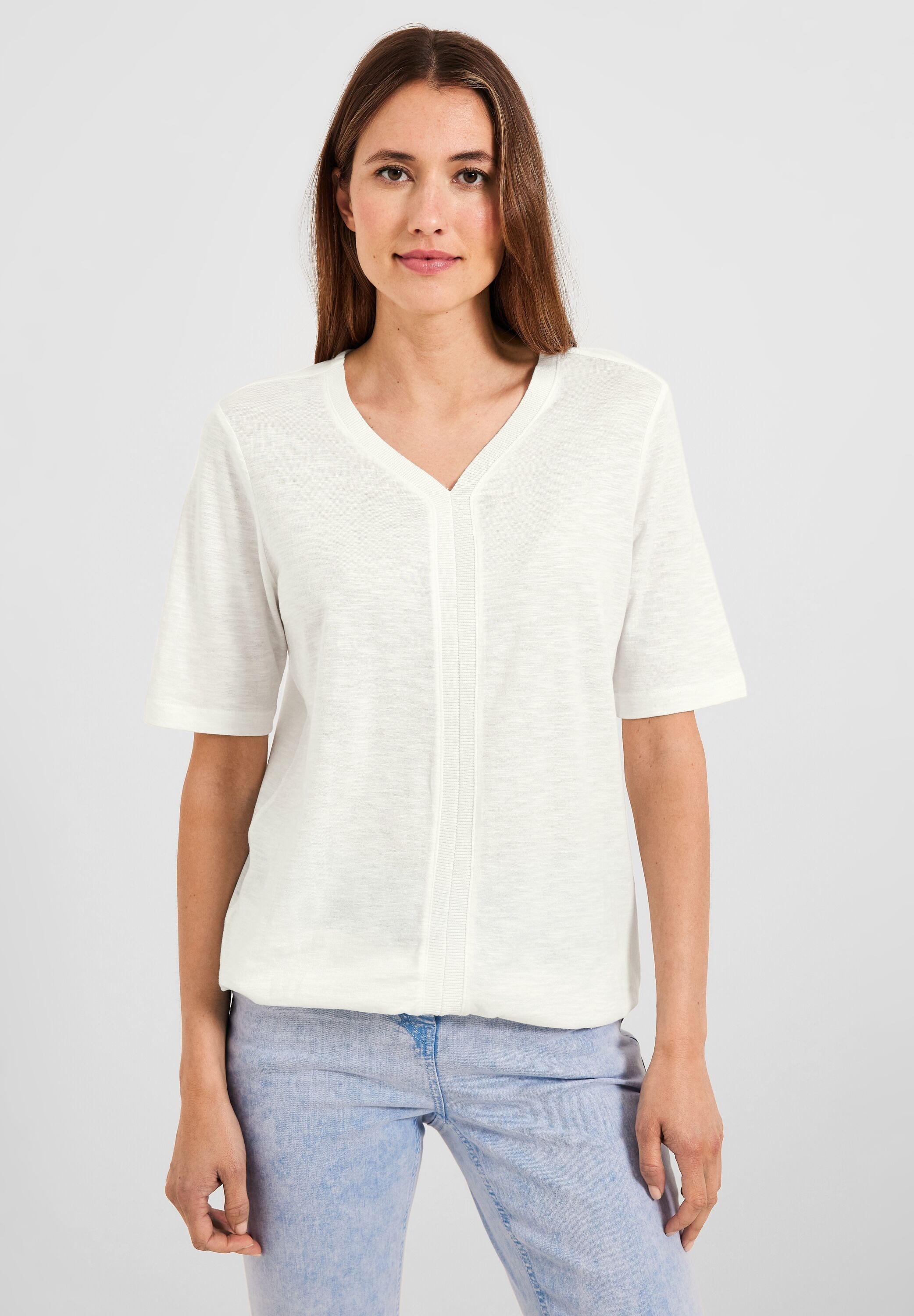 Cecil T-Shirt, aus kaufen BAUR | Materialmix für softem