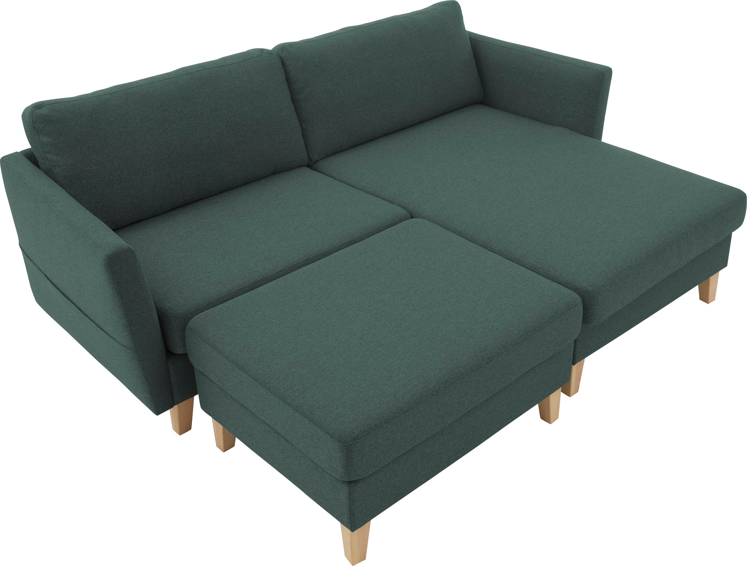 ATLANTIC home collection Hocker "Mailo" Maße (BxTxH): 88x69x45 cm, mit Mass günstig online kaufen