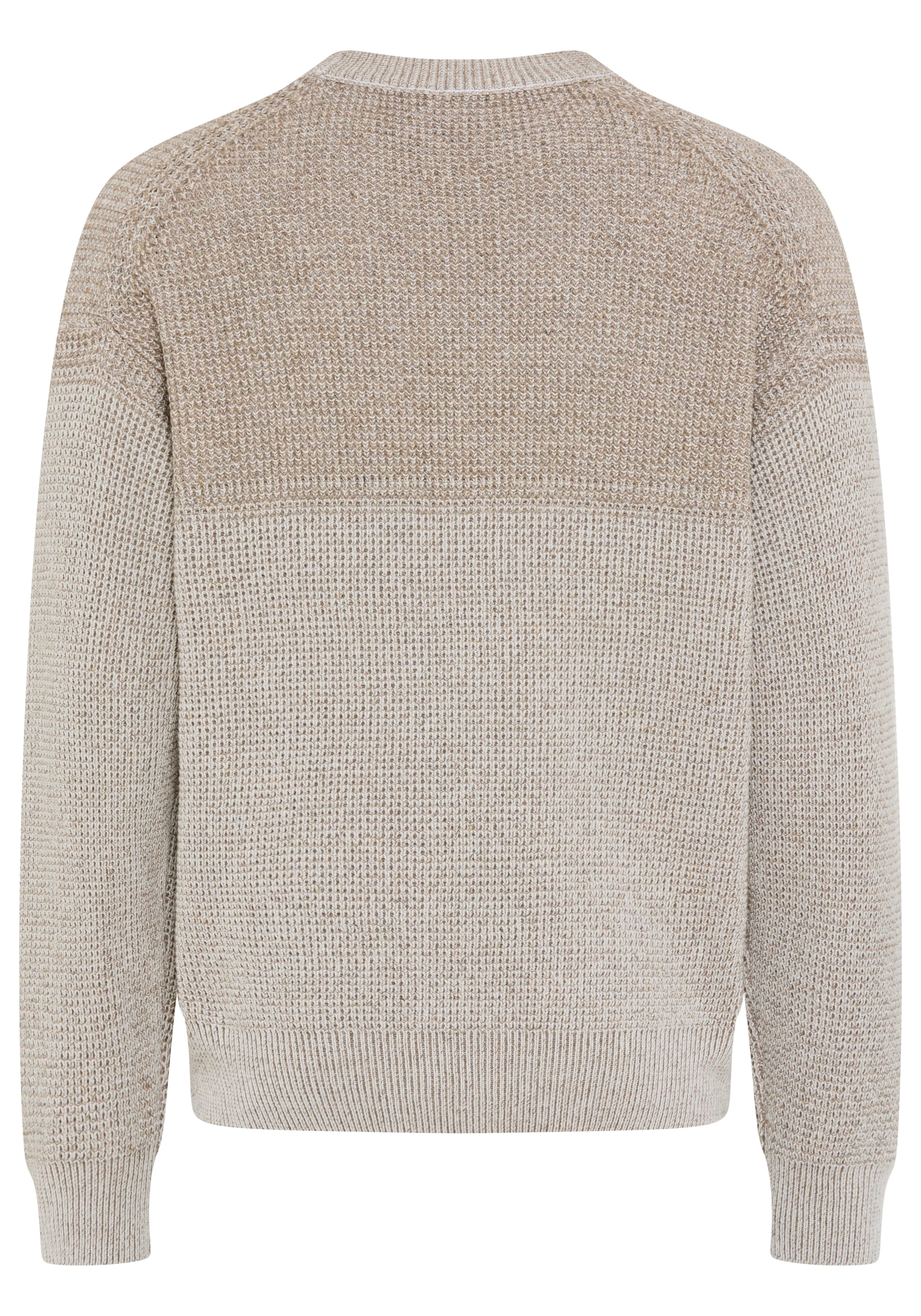 BOSS ORANGE Strickpullover »Kartney« Rundhalsausschnitt, Regular Fit, Strukturstrick mit Farbverlauf