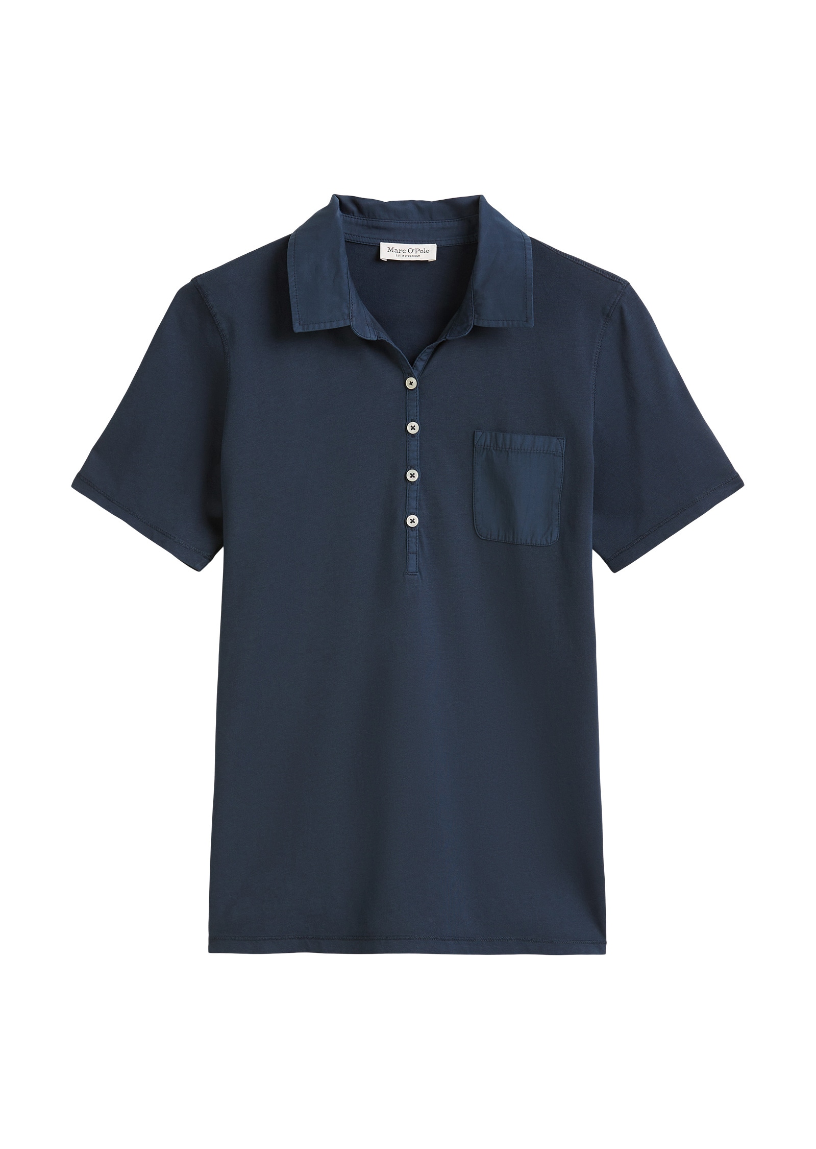 Marc O'Polo Poloshirt »mit Material-Mix-Details«