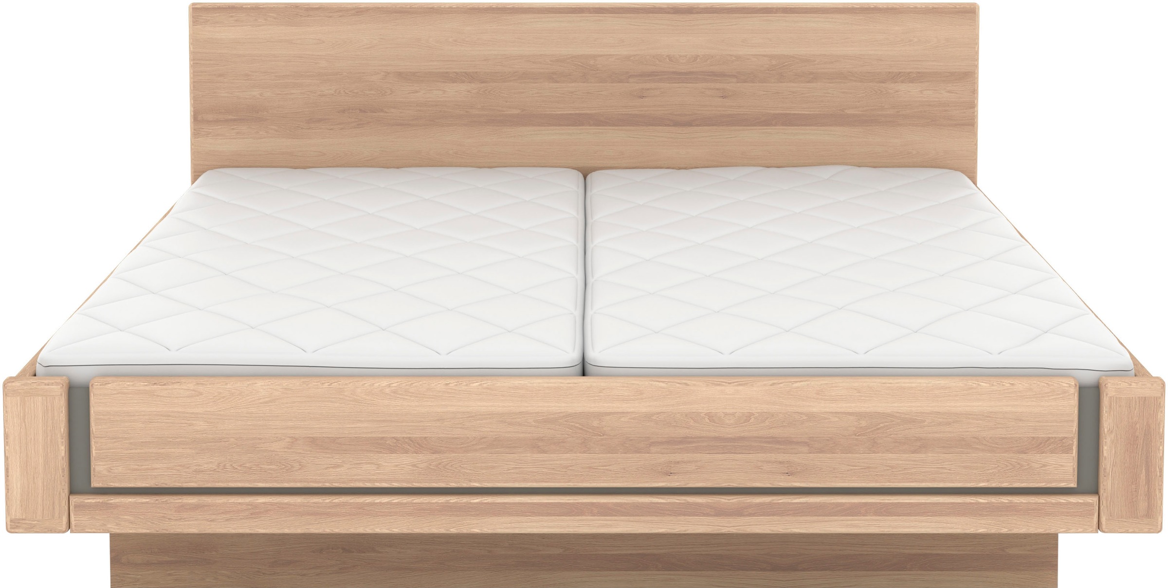 Thumbnail - Musterring Holzbett "Sorrent, Bettgestell, Bettrahmen, teilmassiv Eiche" MADE IN GERMANY, Eiche teilmassiv, Liegehöhenve...