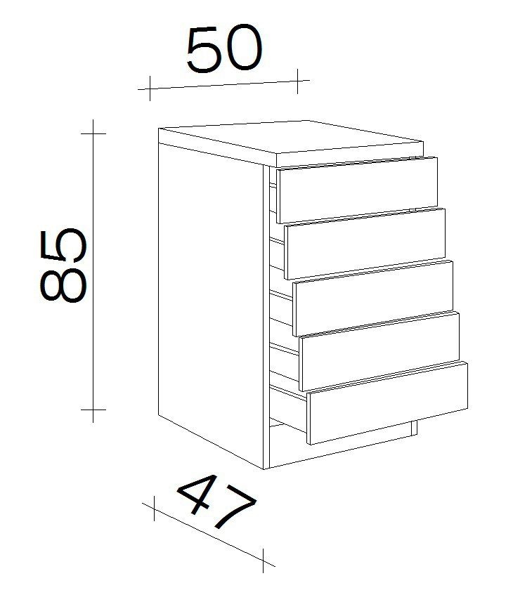 »Bergen«, (B T) H x Unterschrank 50 x BAUR 50 85 x Flex-Well cm x |