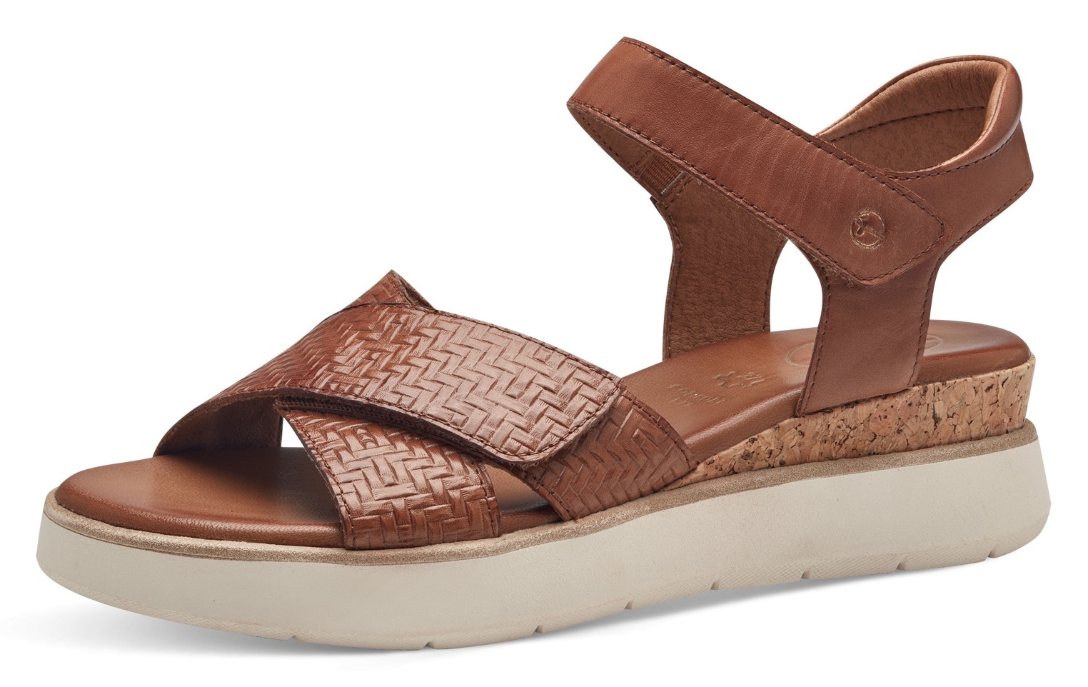 Tamaris COMFORT Sandalette, Sommerschuh, Sandale, Keilabsatz, mit zwei Klettverschlüssen