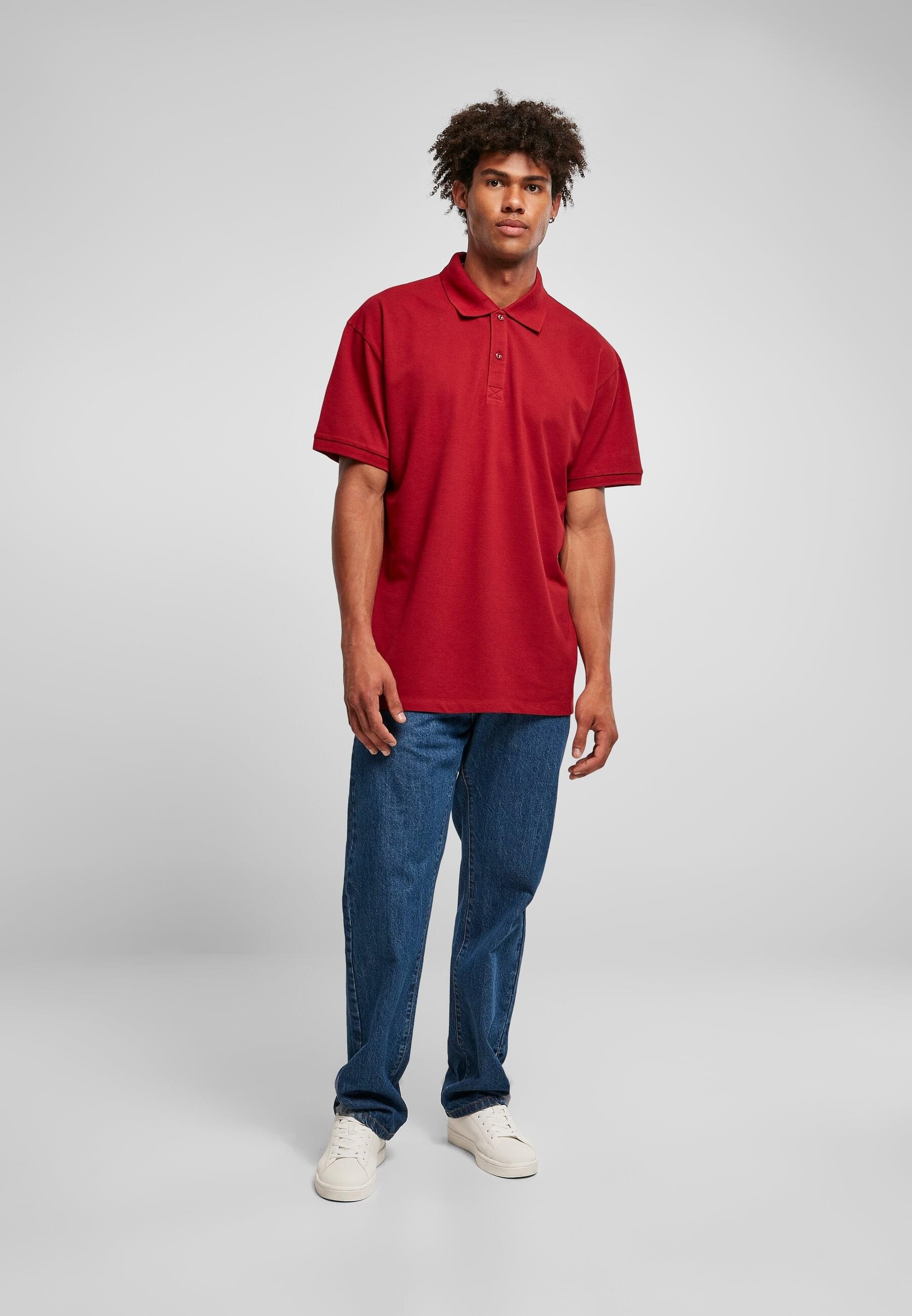 URBAN CLASSICS Poloshirt »Urban Classics Herren Oversized Polo«, (1 tlg.)