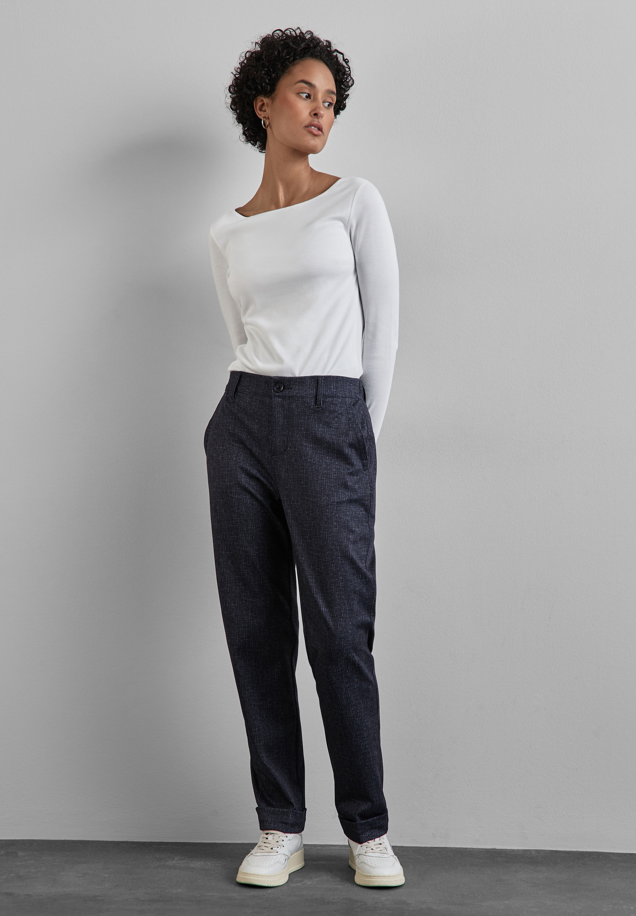 STREET ONE Chinohose, High Waist