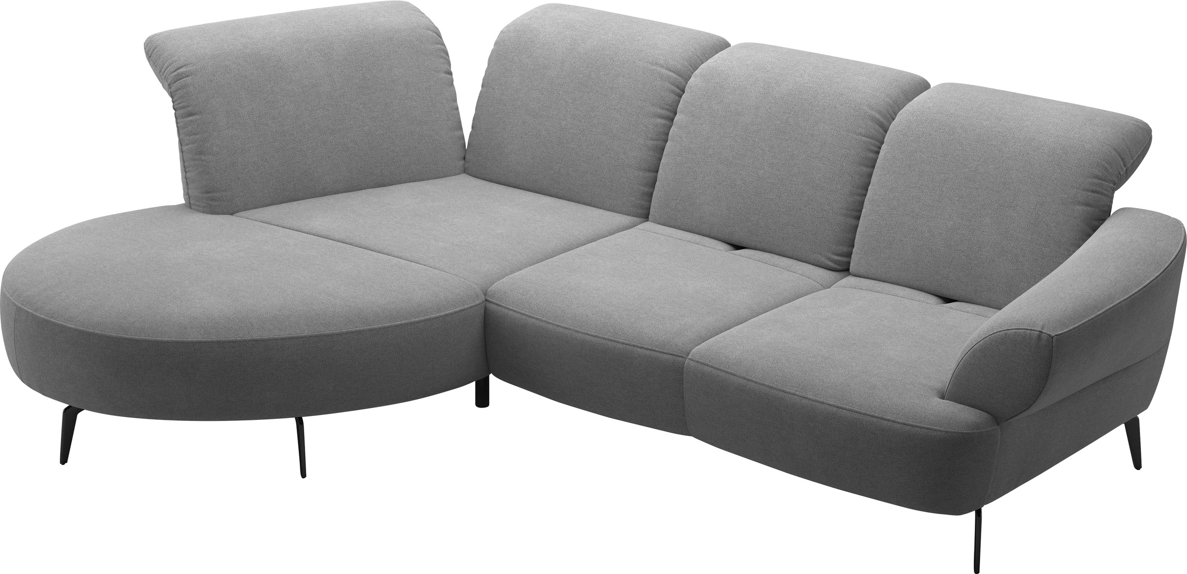 sit&more Ecksofa »Dance«, inkl.System Click&Seat und Sitztiefenverstellung