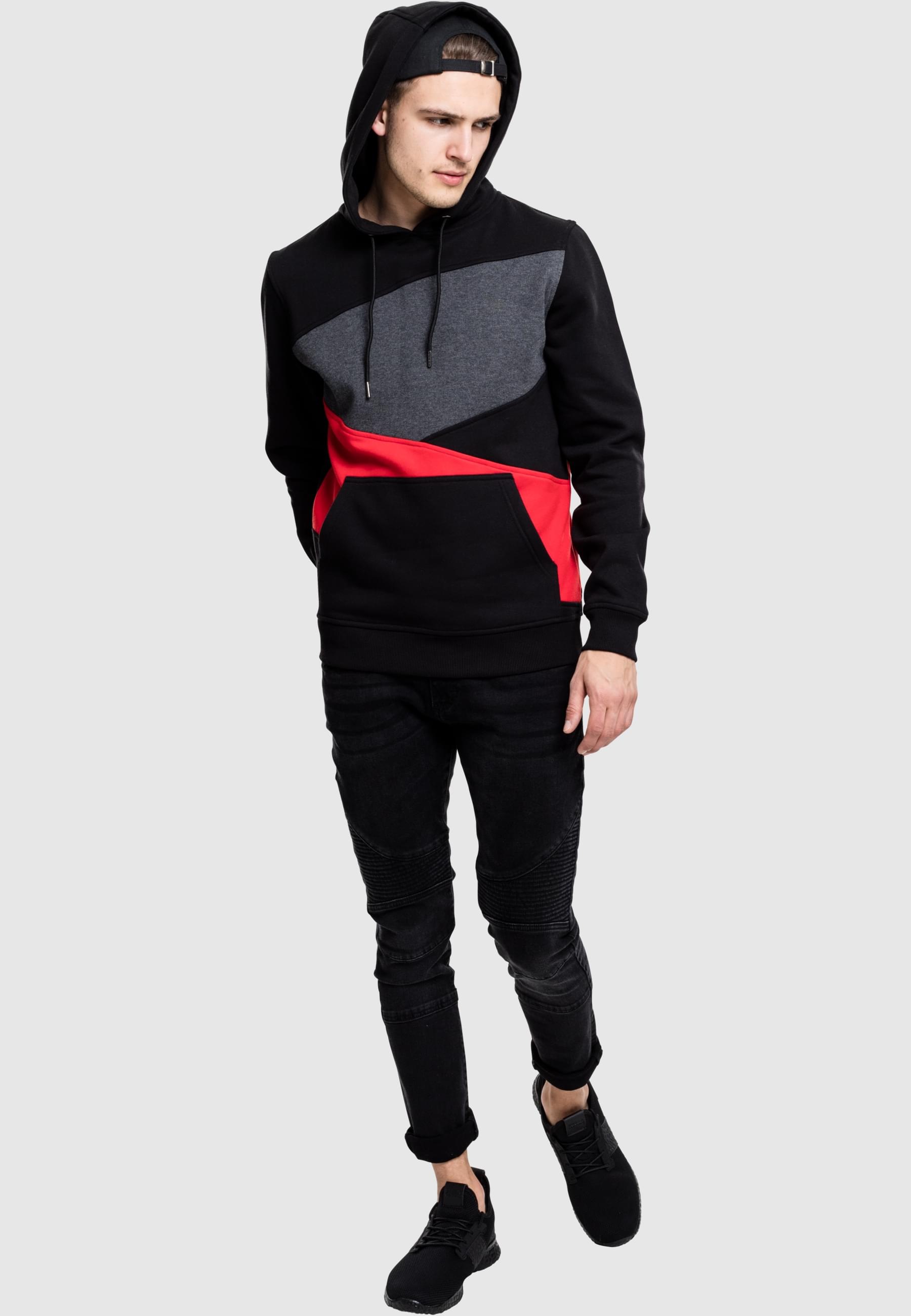 URBAN CLASSICS Sweatshirt »Urban Classics Herren Zig Zag Hoody«, (1 tlg.)