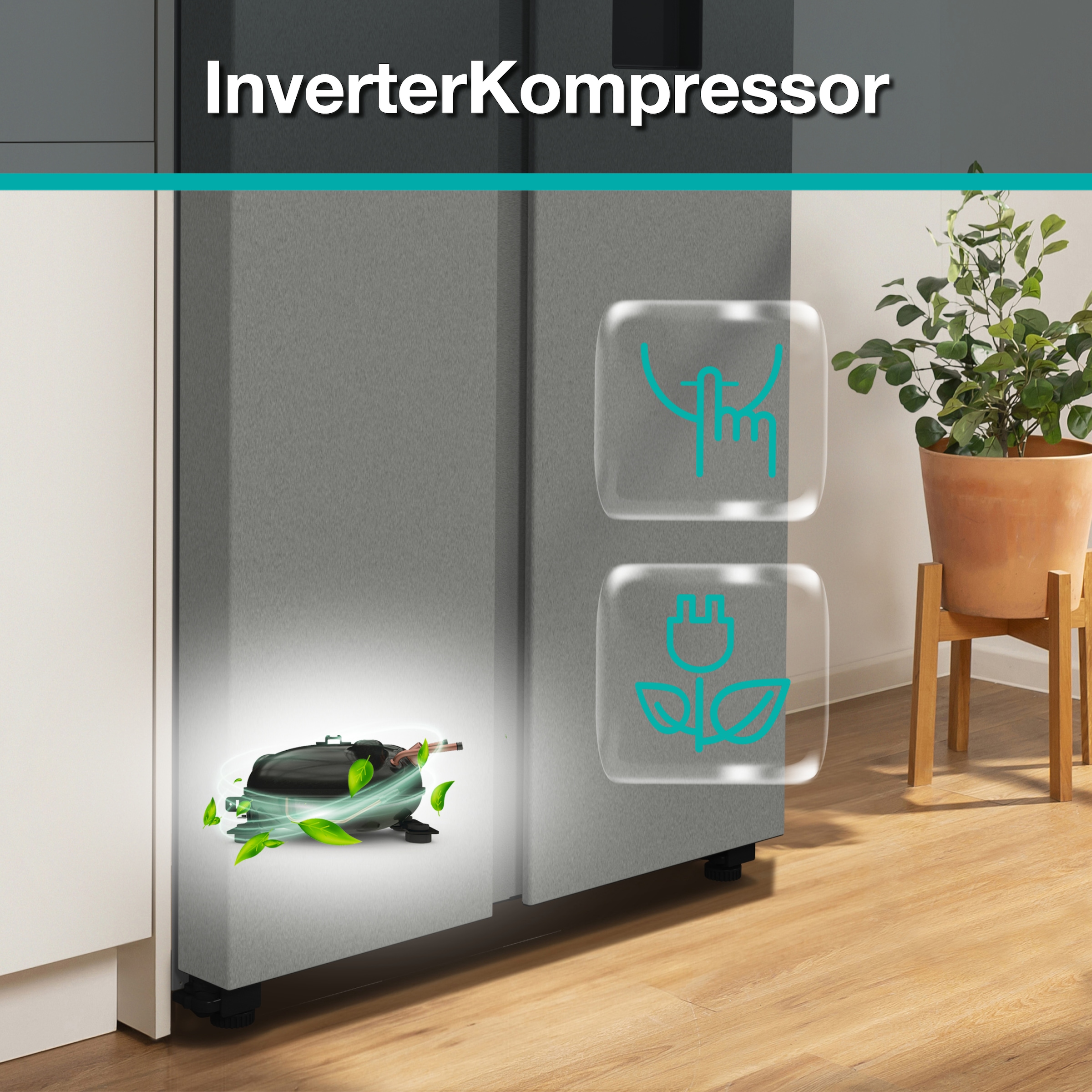 GORENJE Side-by-Side »NRR 9185 EAXLWD«, Wasserspender