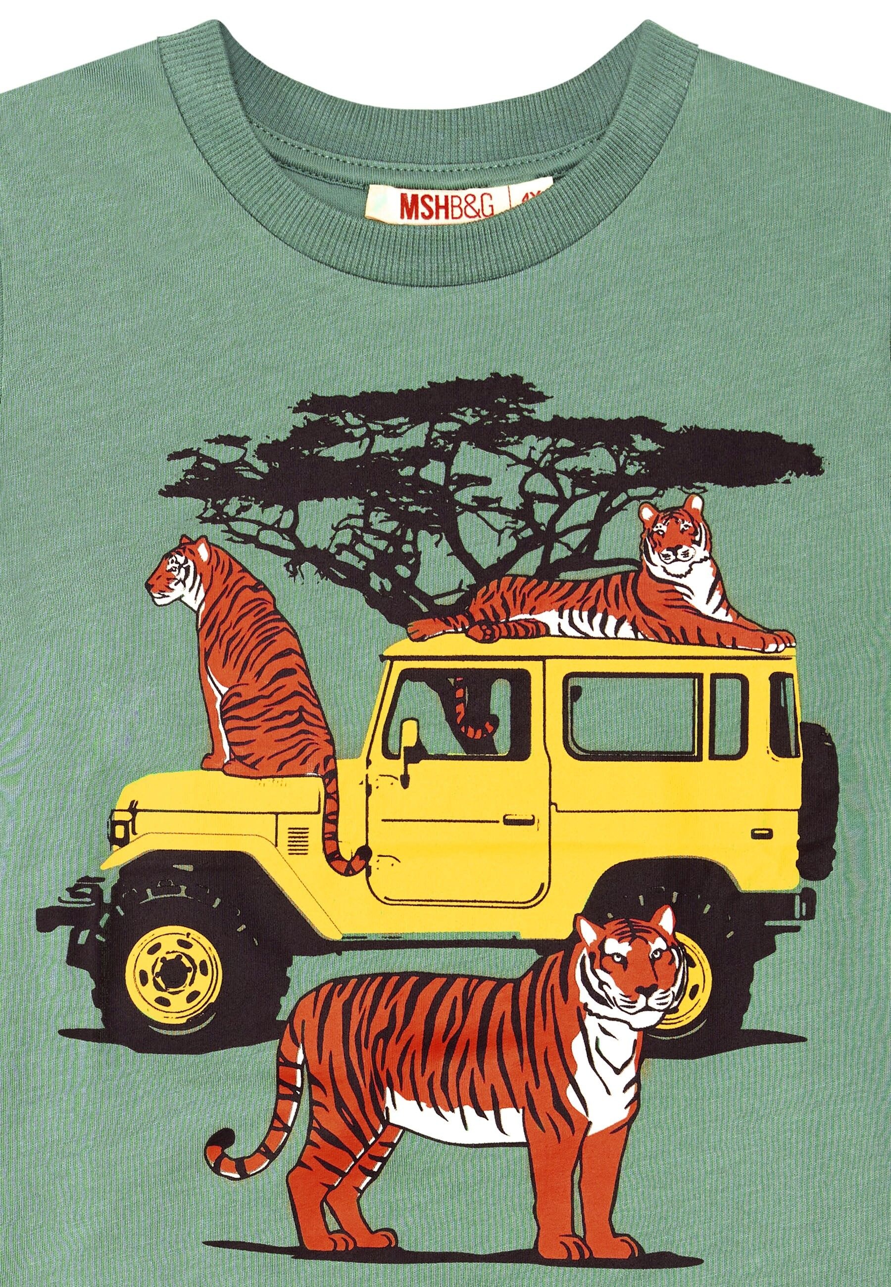 Denokids Hausanzug »Safari Boy«, (2 tlg.), mit Safari-Jeep-Print